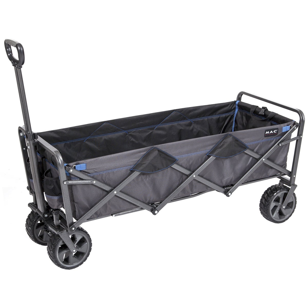 Mac Sports Deluxe Extended Folding Wagon with Brakes