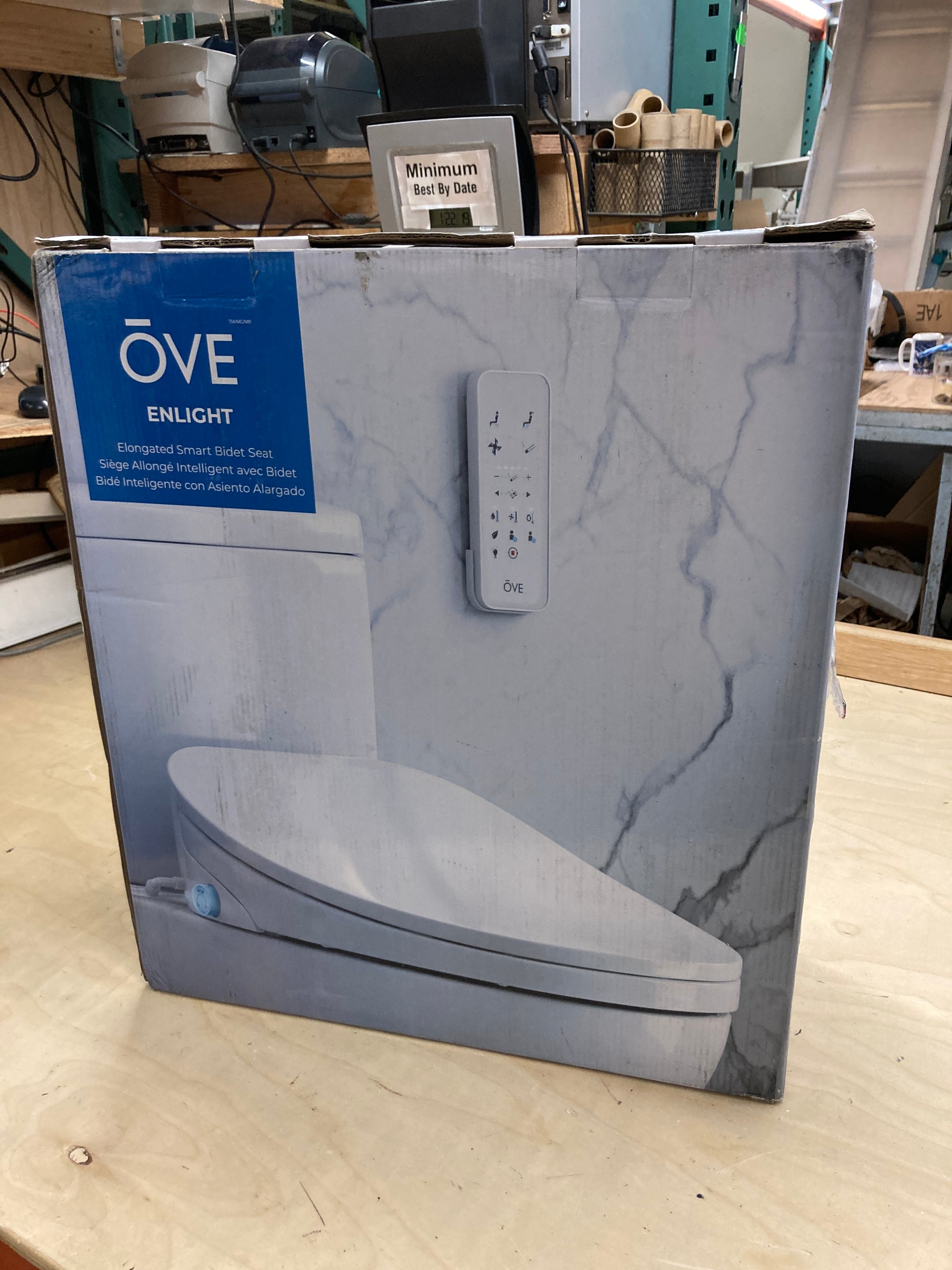 Costco - OVE Decors Enlight Elongated Smart Bidet Toilet Seat with Remote Control - Retail $399 Default Title