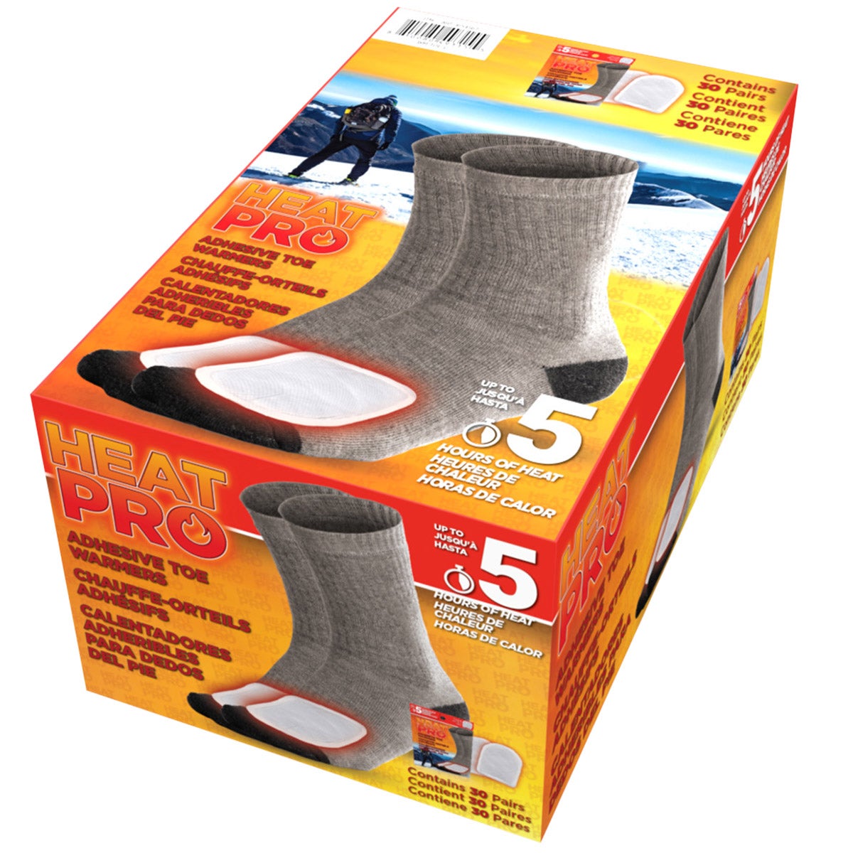 Heat Pro Toe Warmers, 60-pairs - Retail $10