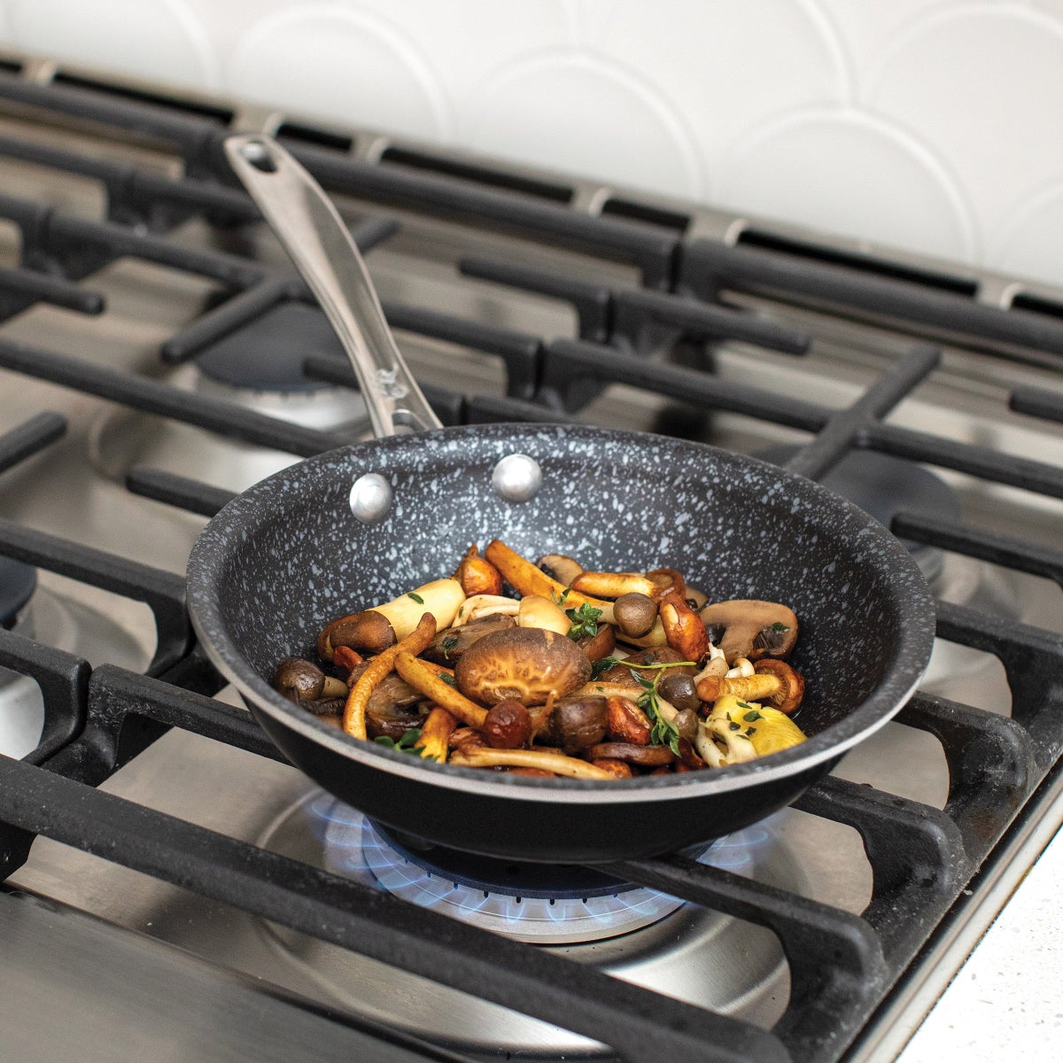 Nordic Ware Basalt Ceramic Non-Stick 3-Piece Skillet Set