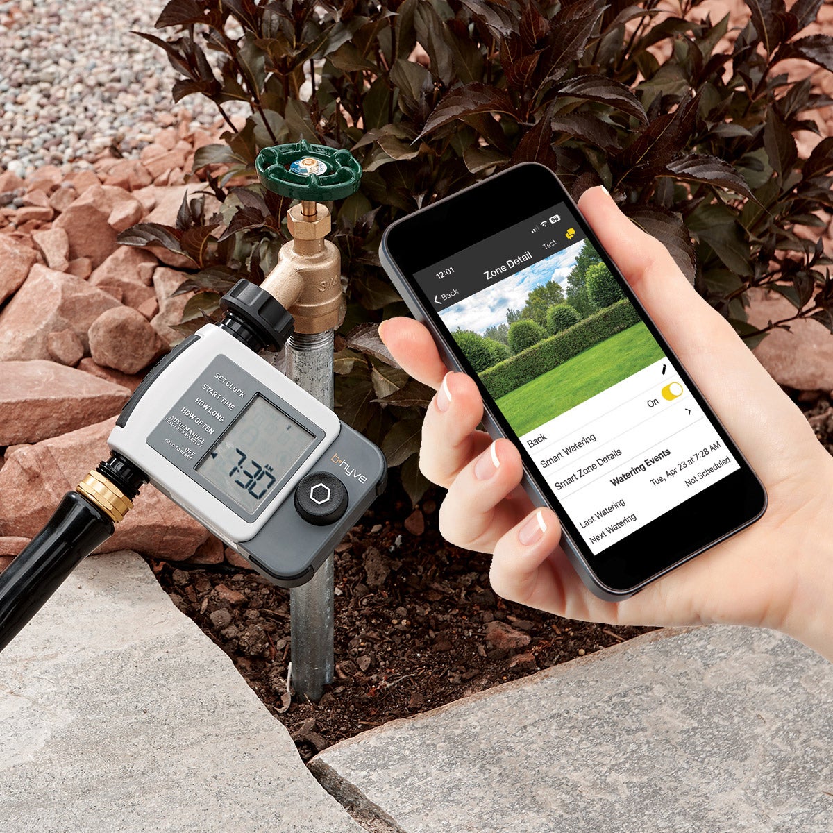 Orbit B-Hyve XD 1-Port Smart Home Watering Timer 2-pack with Wi-Fi Hub