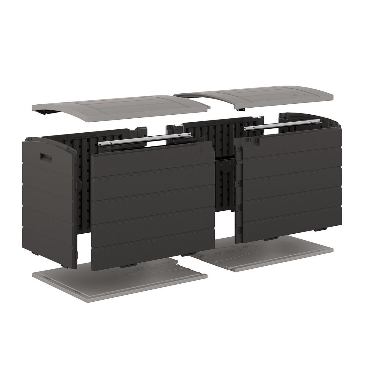 Suncast 120 Gallon Split Lid Extra Large Deck Box
