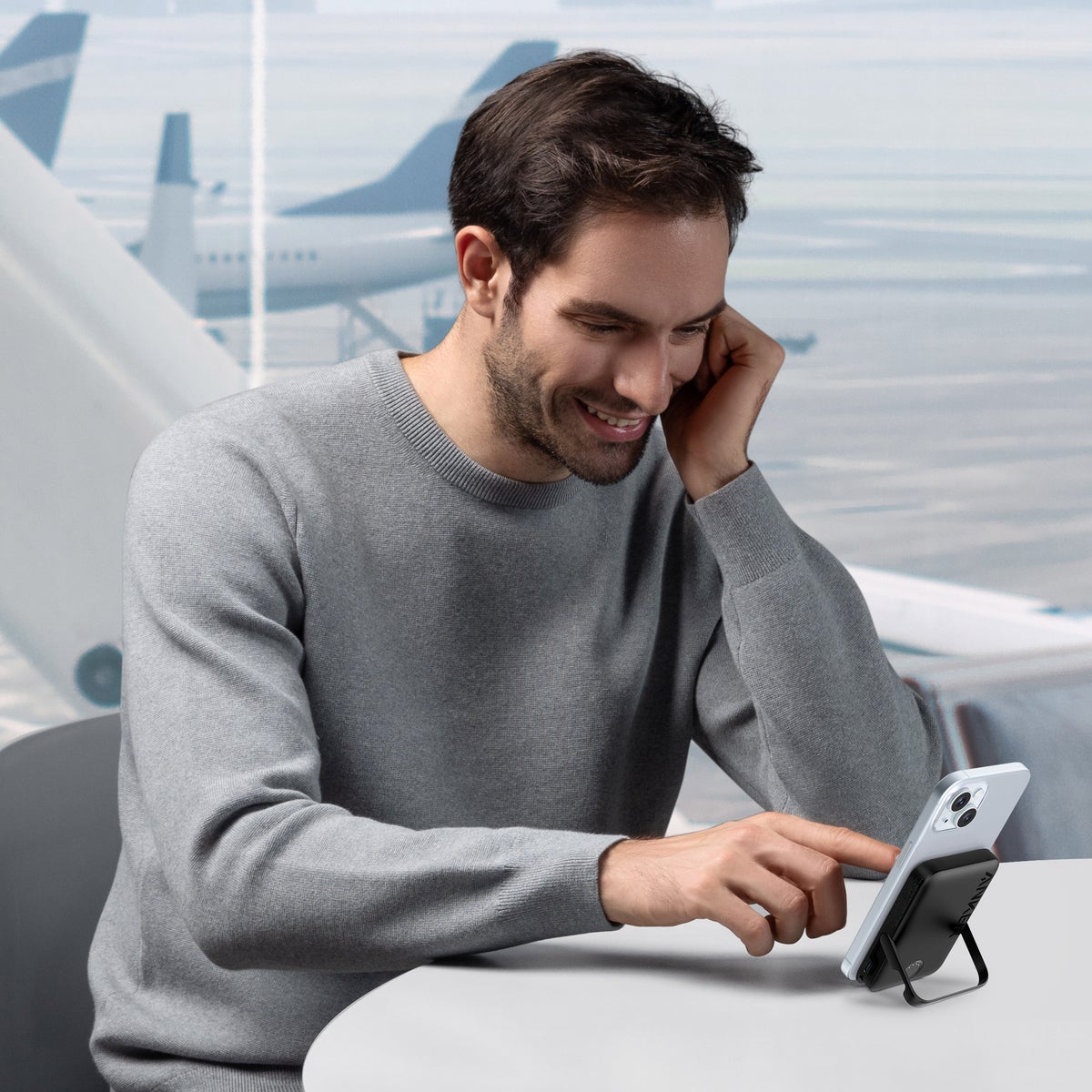 Anker MagGo Magnetic Wireless Charging 5,000 mAh Power Bank, 2-pack