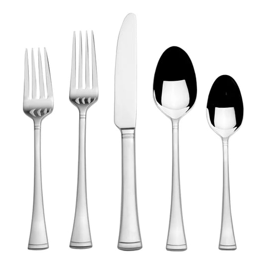 NEW - Mikasa Alyse 65 Piece Flatware Set - Retail $100