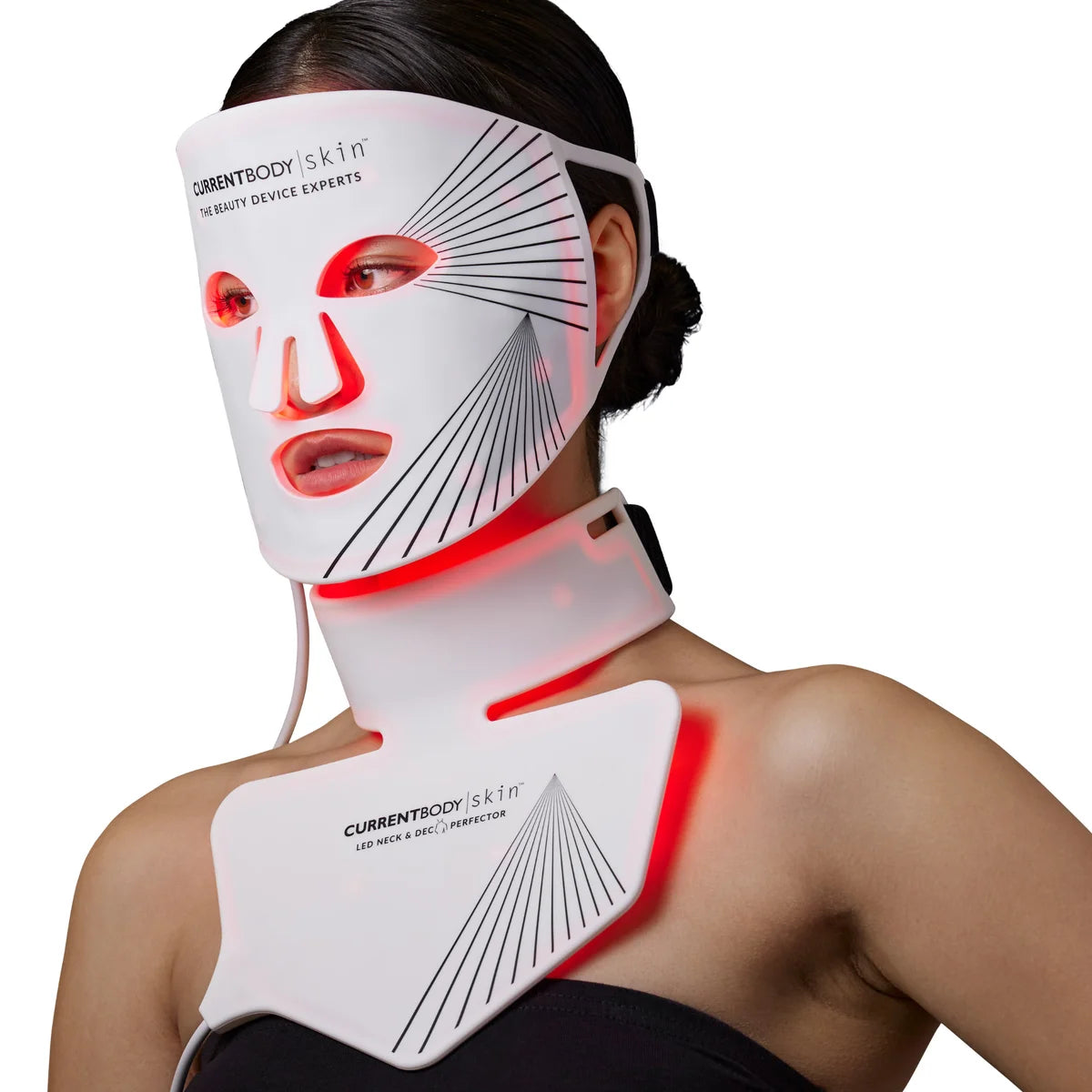 NEW - CurrentBody Skin LED Mask Face & Neck Kit - Retail $459