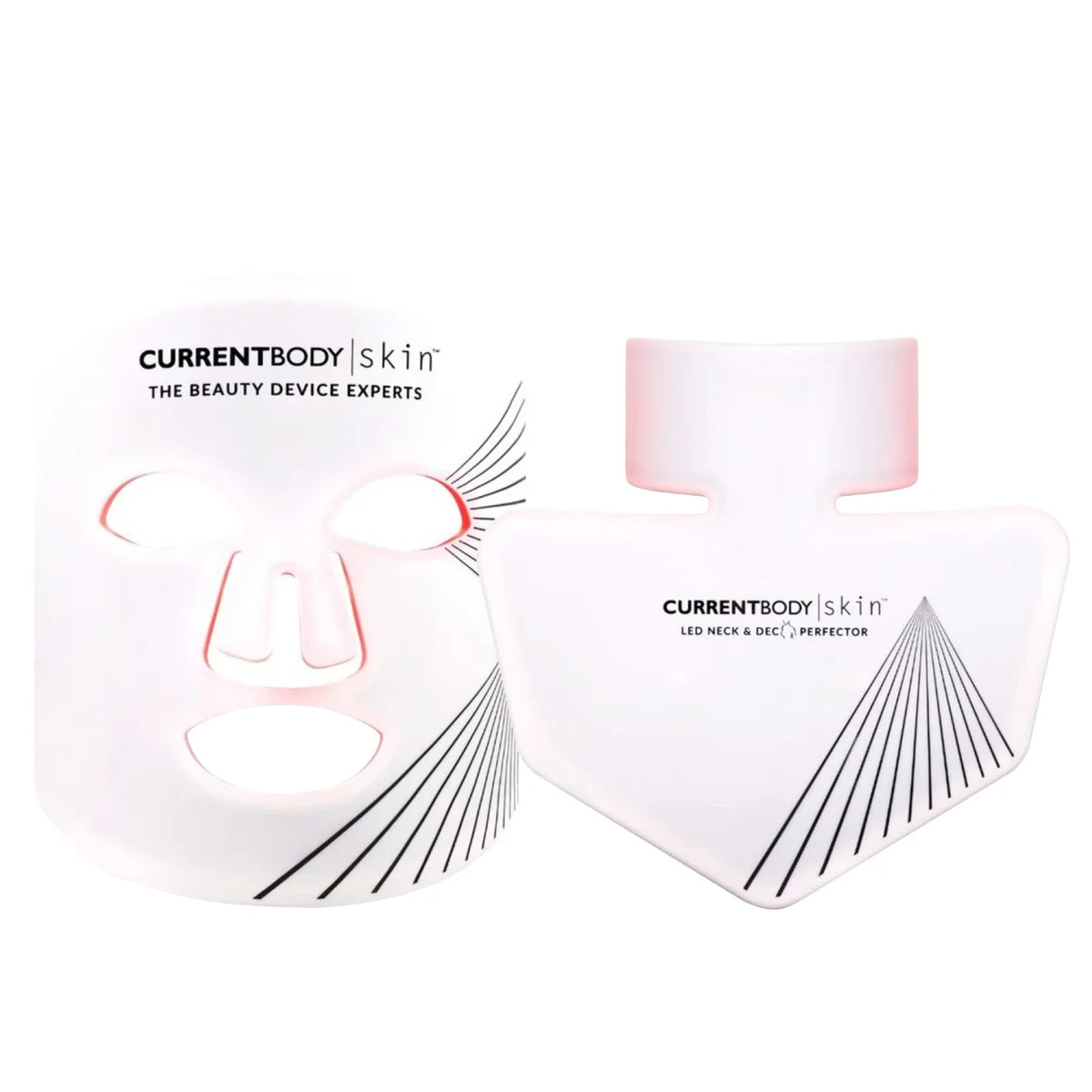 NEW - CurrentBody Skin LED Mask Face & Neck Kit - Retail $459