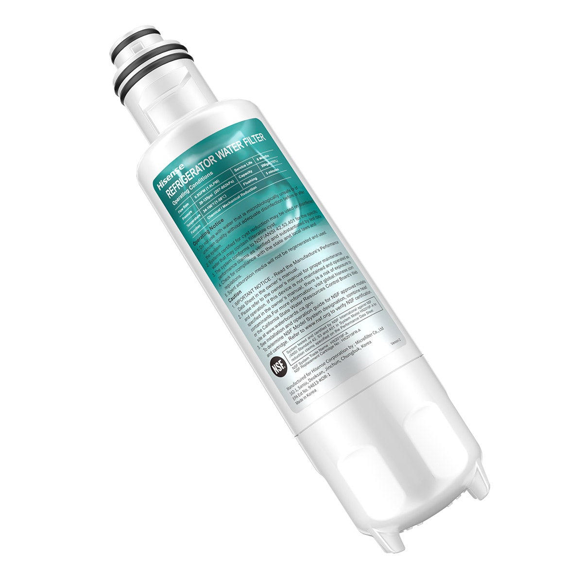 Hisense  Refrigerator Water Filter, 2 pack