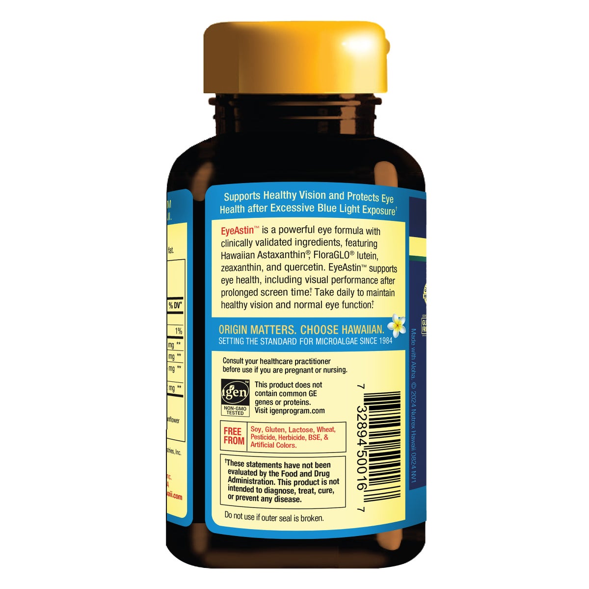 NEW - EyeAstin Hawaiian Astaxanthin, 120 Softgels