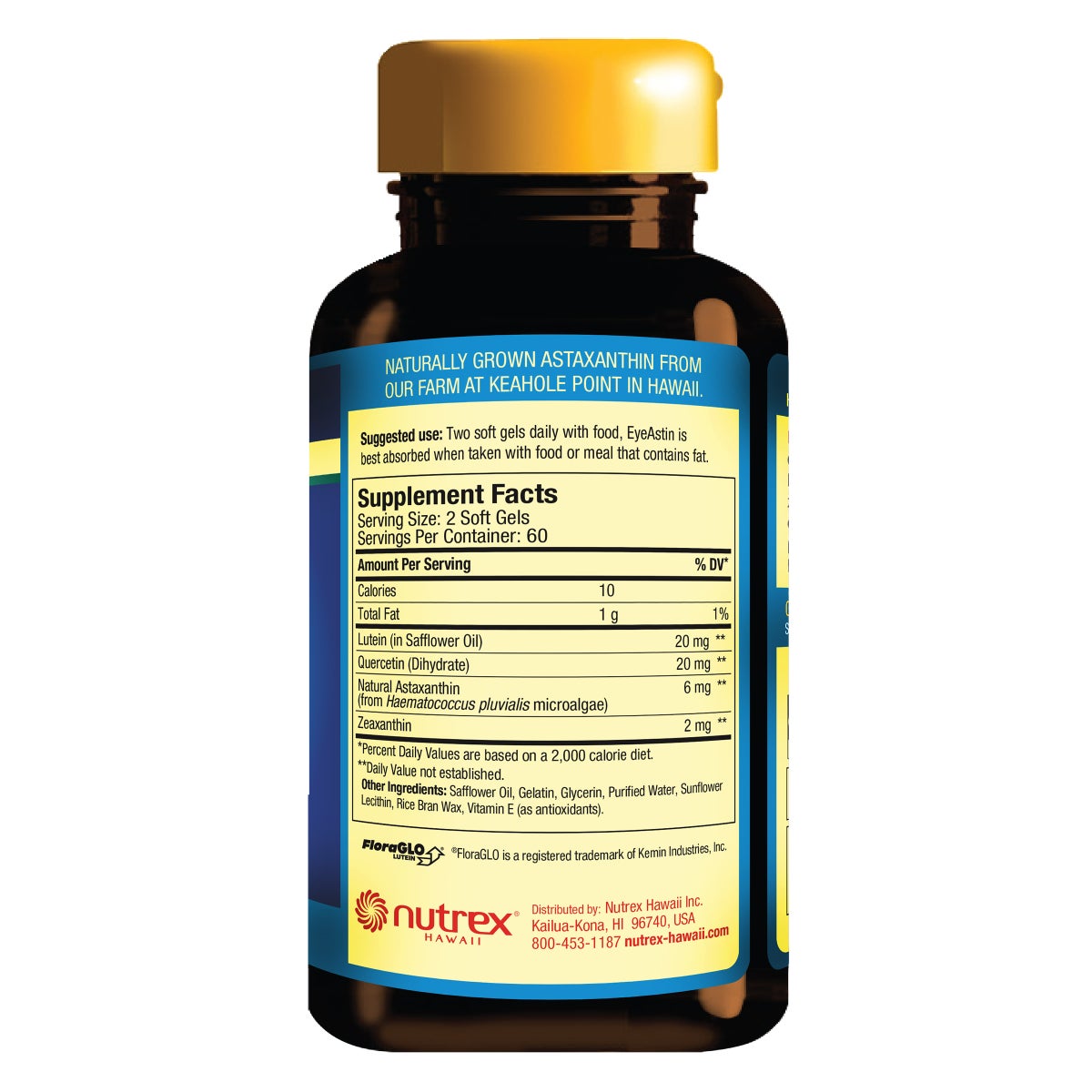 NEW - EyeAstin Hawaiian Astaxanthin, 120 Softgels