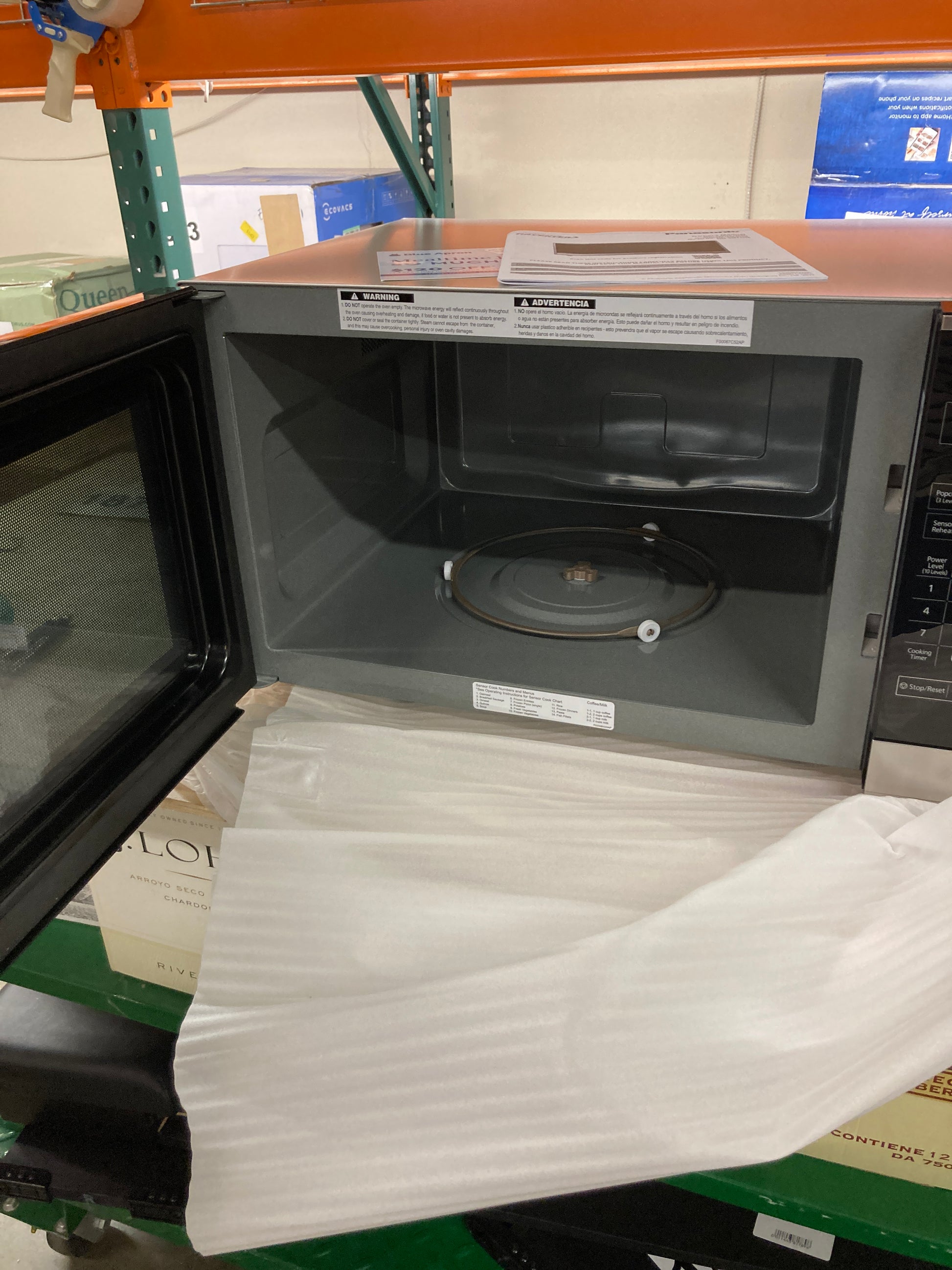 Panasonic Family Size 2.2CuFt Countertop Microwave Oven with Cyclonic Inverter Technology NN-SN97HS Default Title