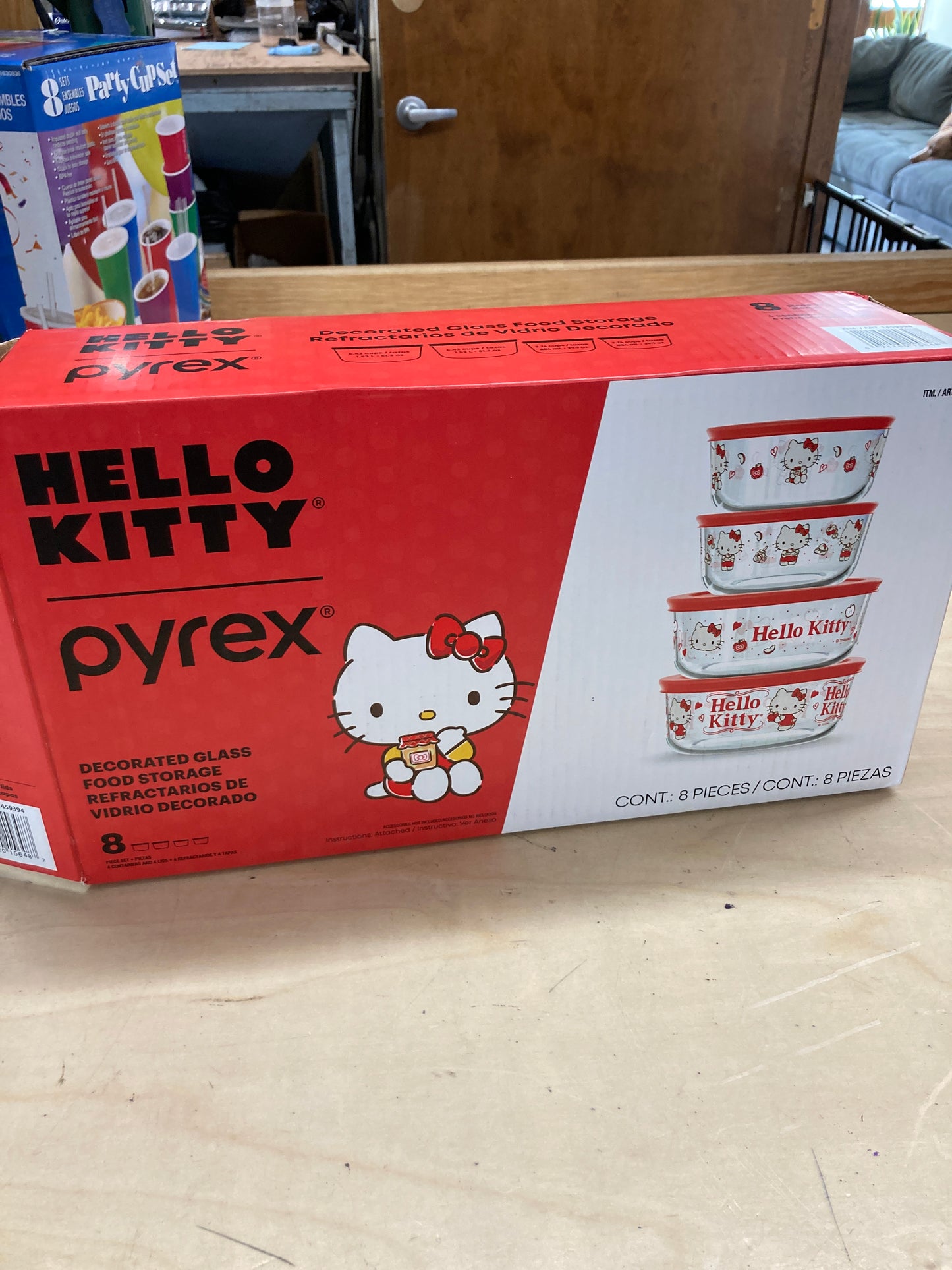 Costco - Pyrex Hello Kitty Decorated Food Storage Set Default Title