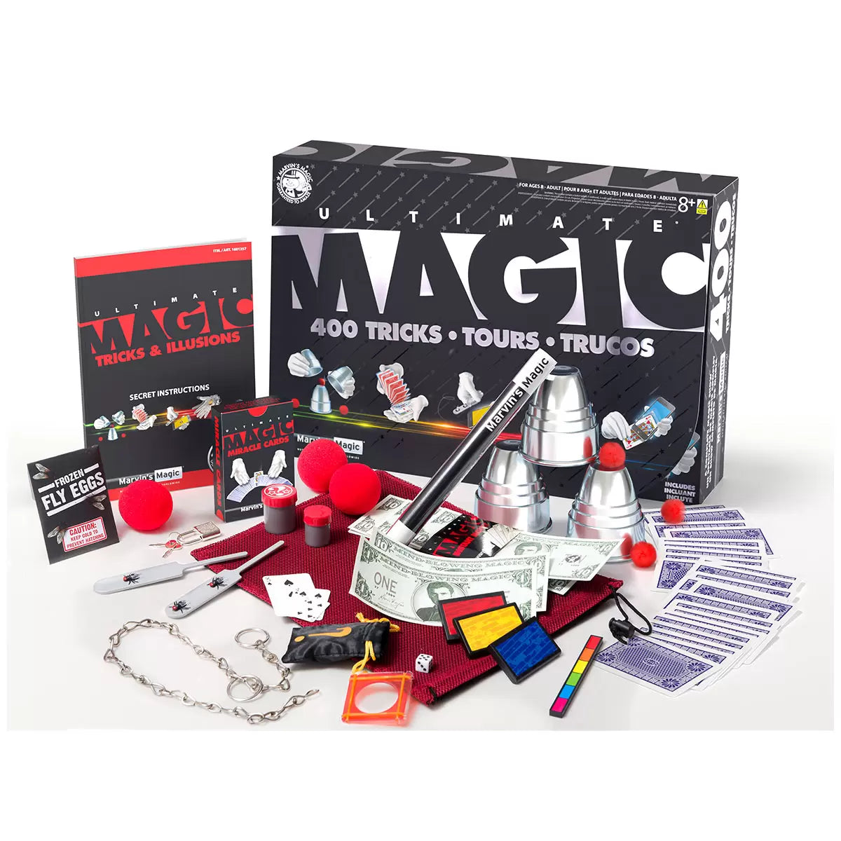 NEW - Marvin's Ultimate 400 Magic Tricks And Illusions - Retail $29