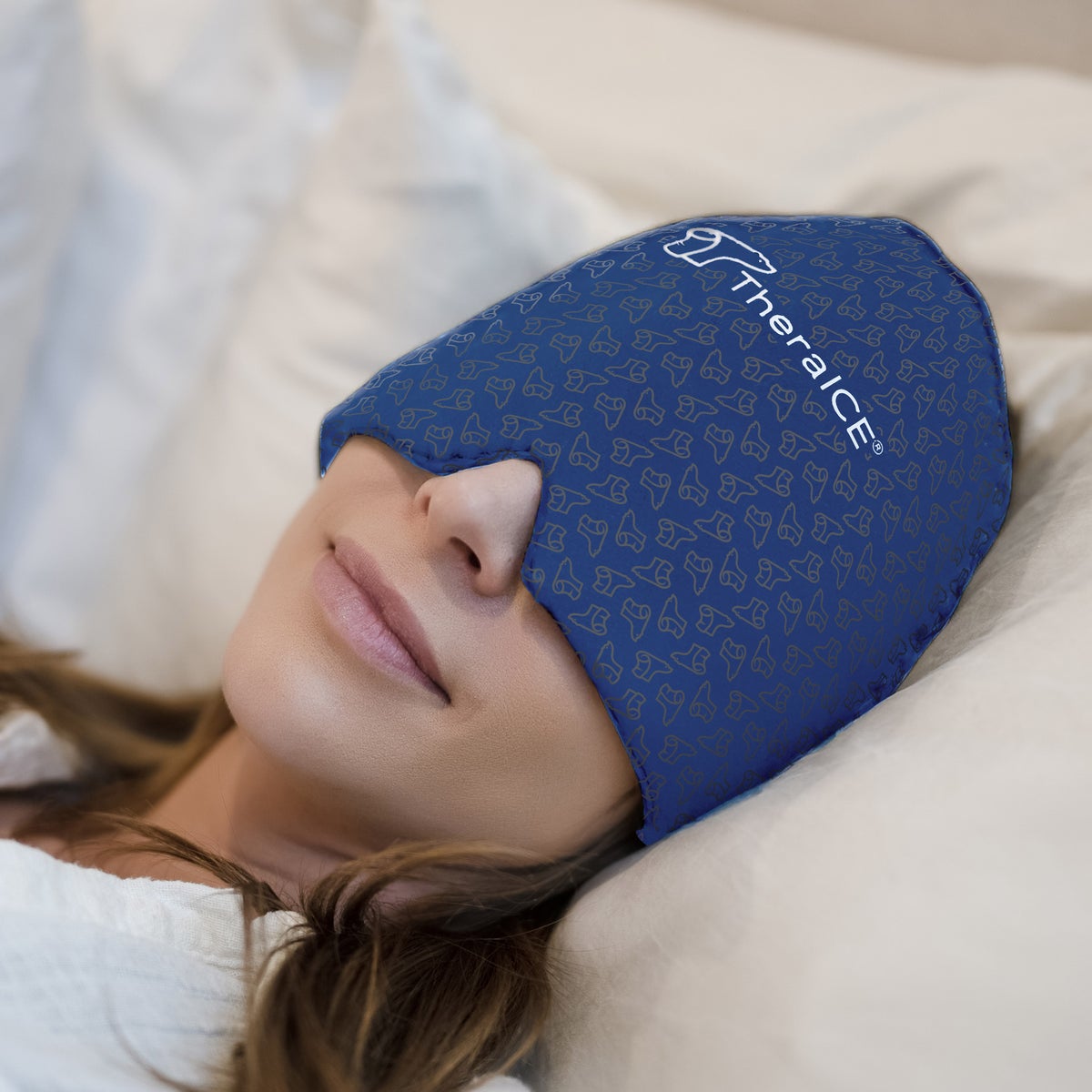 TheraICE Headache Hat Soothing Migraine Relief Cap, 2-Pack