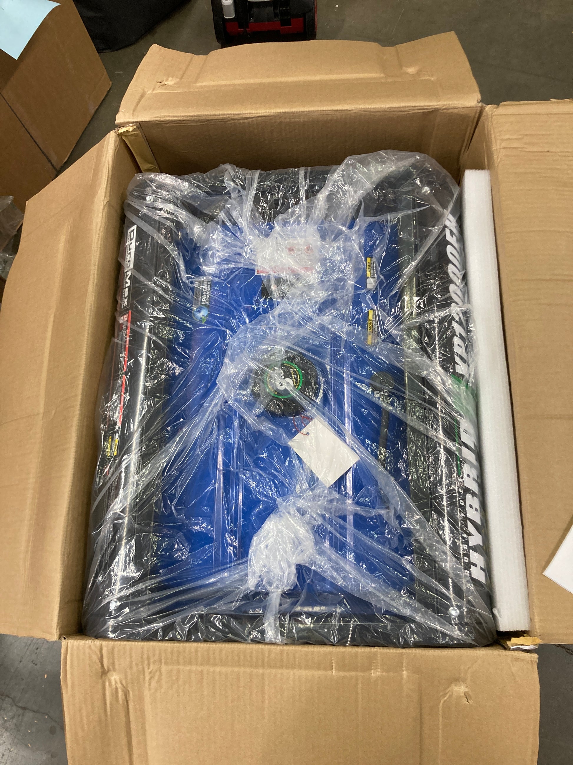 DuroMax XP12000EH Generator-12000 Watt Gas or Propane Powered Home Back Up & RV Ready, 50 State Approved Dual Fuel Electric Start Portable Generator, Black and Blue Default Title