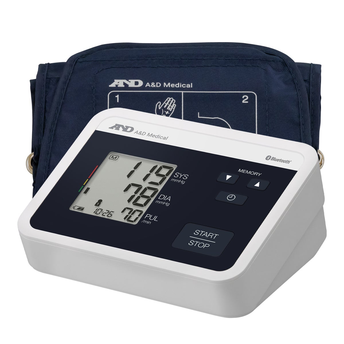 A&D Upper Arm Bluetooth Blood Pressure Monitor