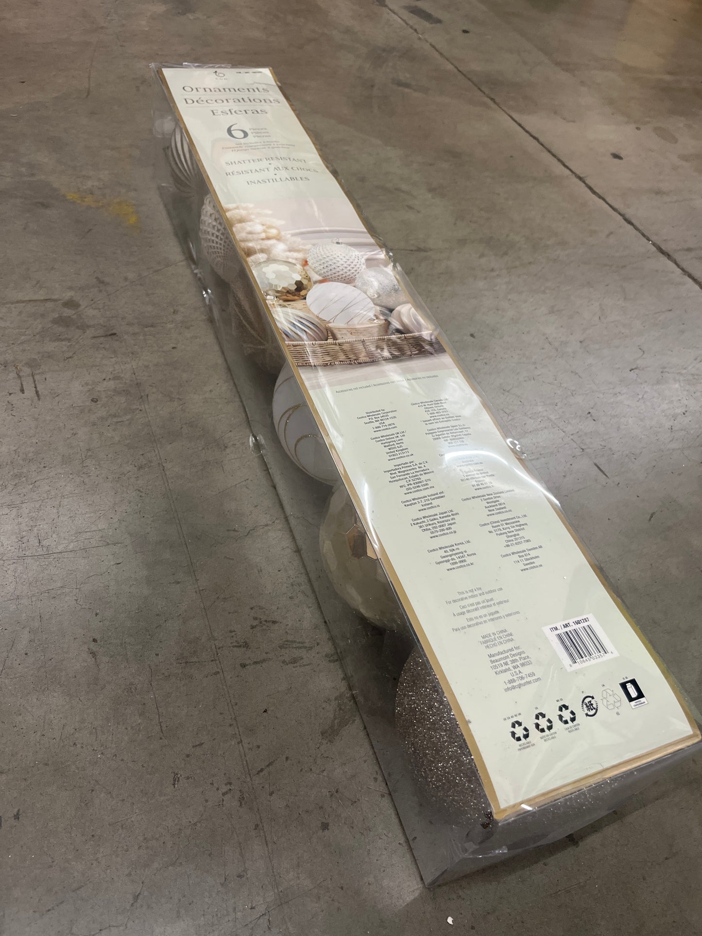 Shatter Resistant Ornaments (LARGE)