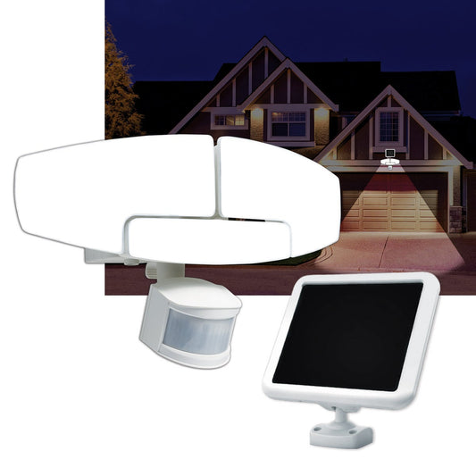 Sunforce Solar Motion Security Light, 2000 Lumens