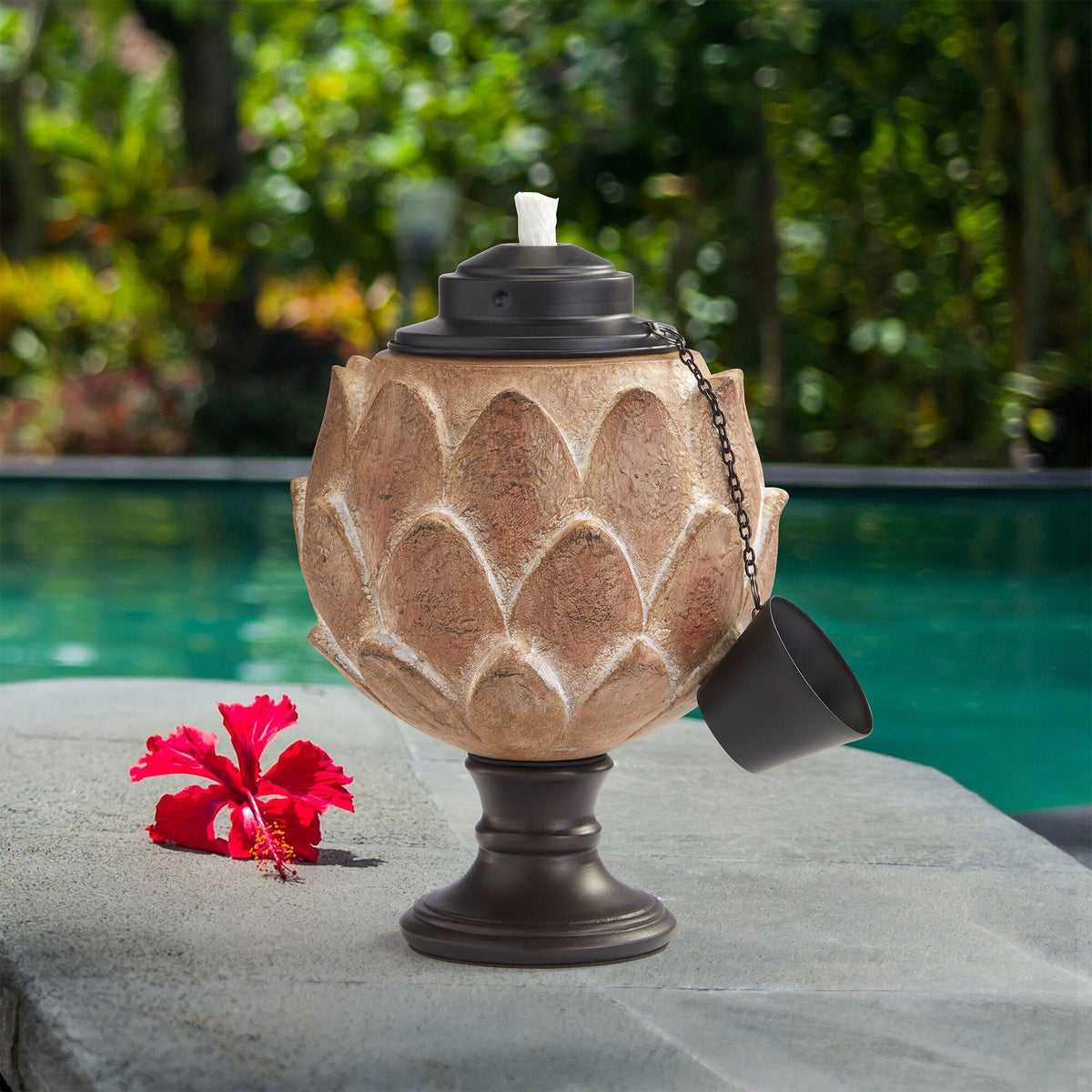 NEW - Patio Torch Set, 2-pack