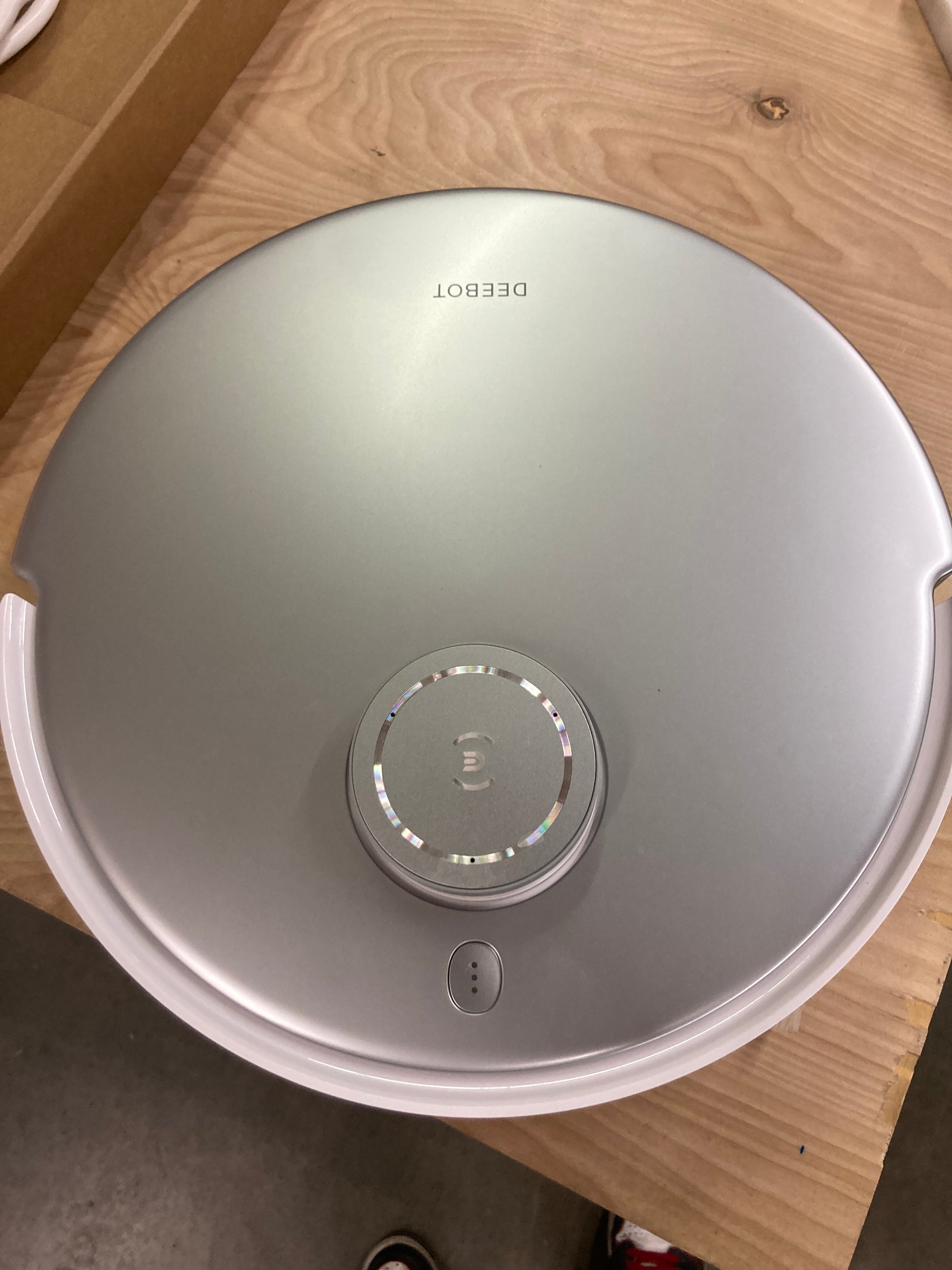 ECOVACS DEEBOT T20 Omni Robot Vacuum and Mop, Hot Water Mop Washing, Self-Emptying, Hot Air Drying, 6000Pa Suction, OZMO Turbo Spinning Mop with Auto Mop Lift, Obstacle Avoidance, YIKO Voice Assistant Default Title