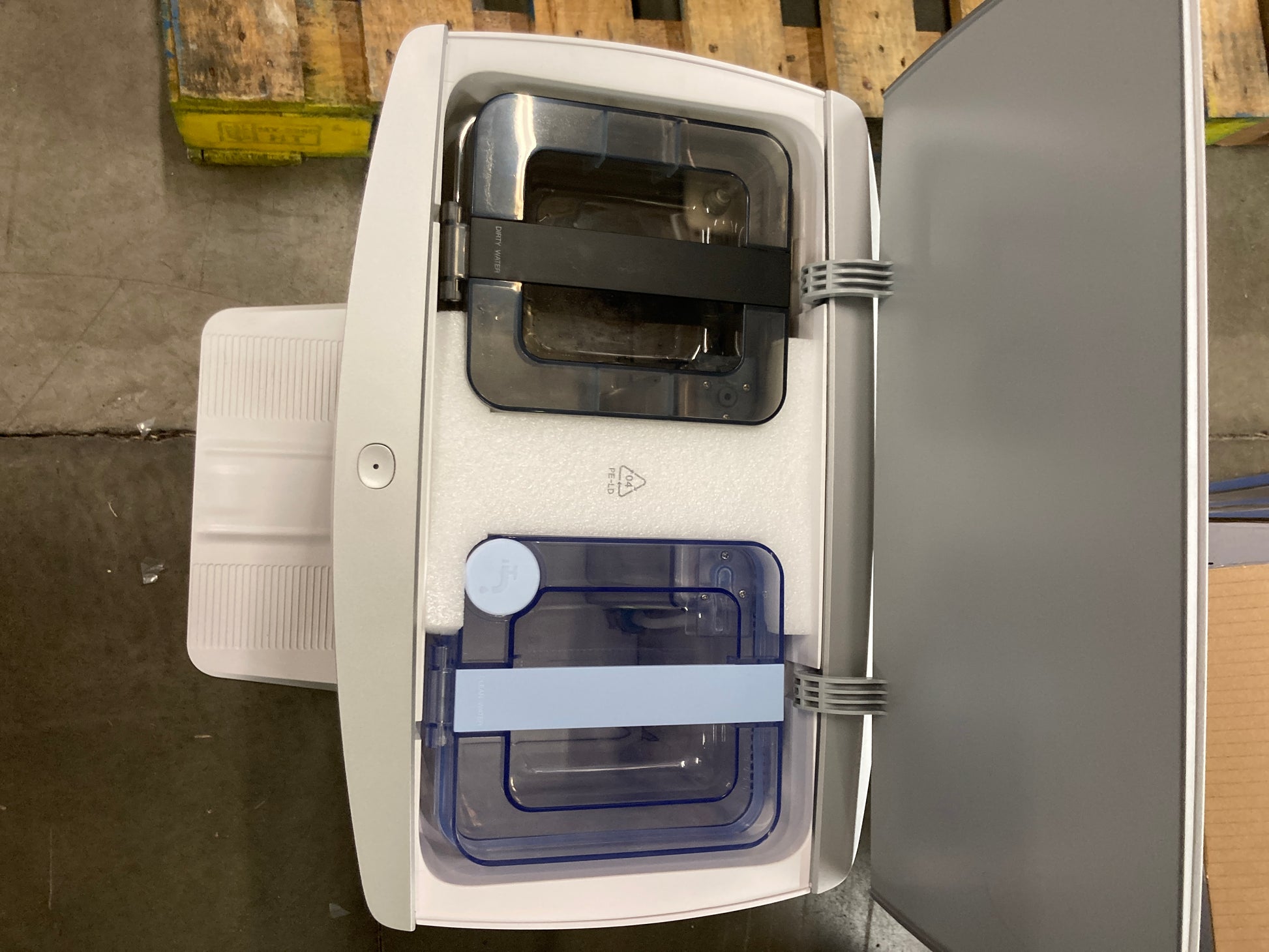 ECOVACS DEEBOT T20 Omni Robot Vacuum and Mop, Hot Water Mop Washing, Self-Emptying, Hot Air Drying, 6000Pa Suction, OZMO Turbo Spinning Mop with Auto Mop Lift, Obstacle Avoidance, YIKO Voice Assistant Default Title