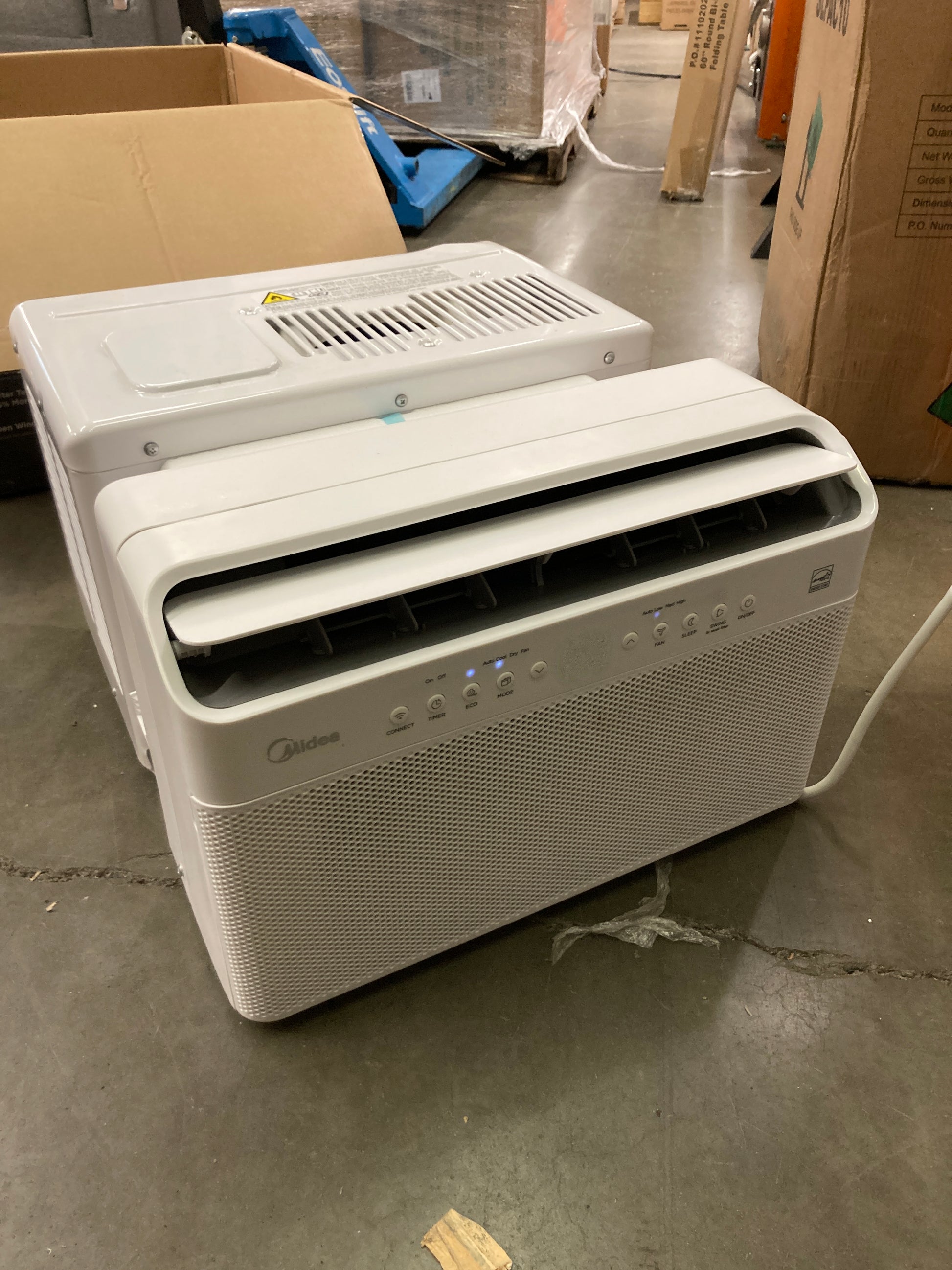 Midea 12,000 BTU U-Shaped Smart Inverter Window Air Conditioner–Cools up to 550 Sq. Ft., Ultra Quiet with Open Window Flexibility, Works with Alexa/Google Assistant, 35% Energy Savings, Remote Control - Retail $499 Default Title