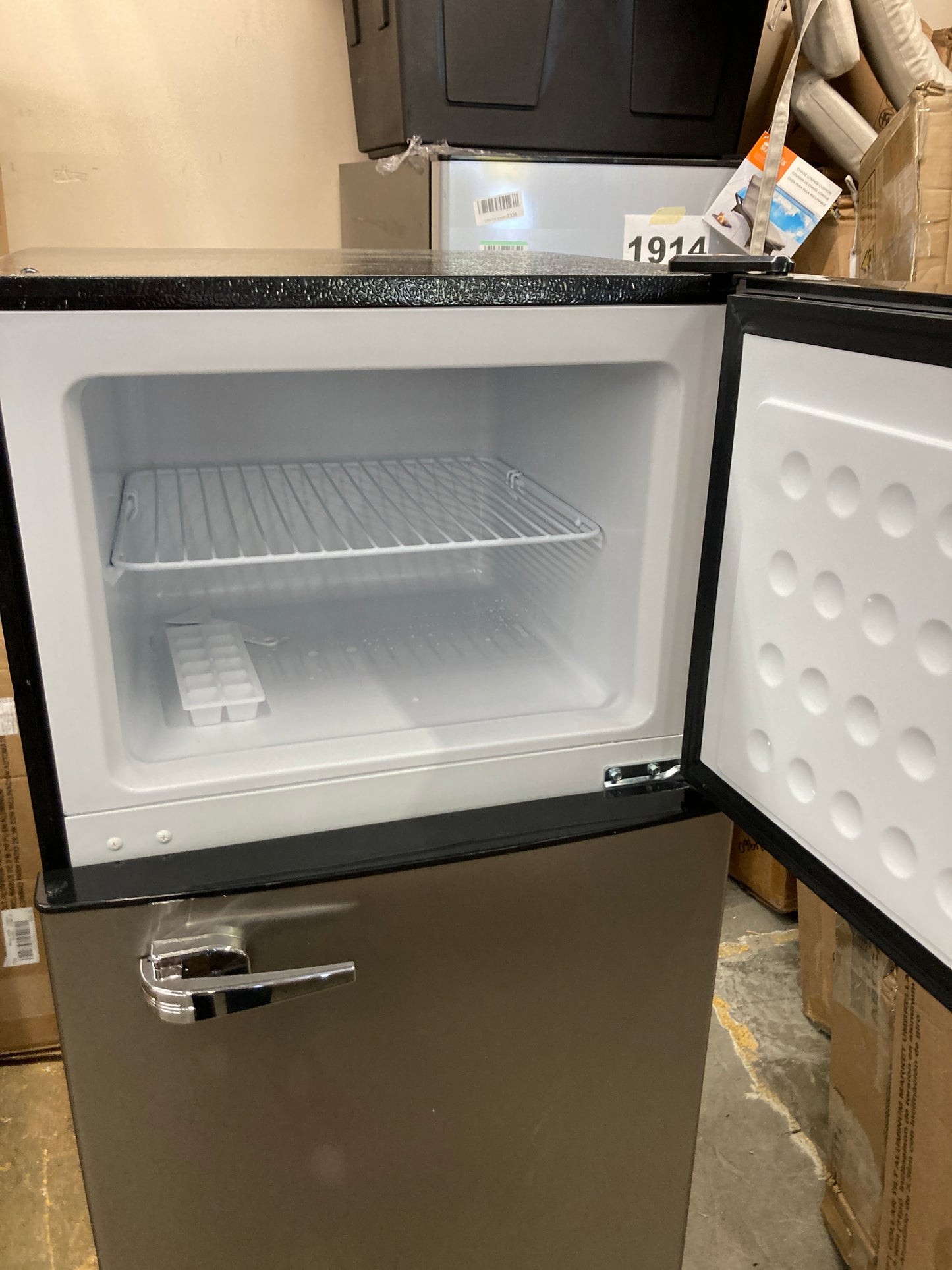 Frigidaire EFR751, 2 Door Apartment Size Refrigerator with Freezer, 7.5 cu ft, Platinum Series, Stainless Steel Default Title