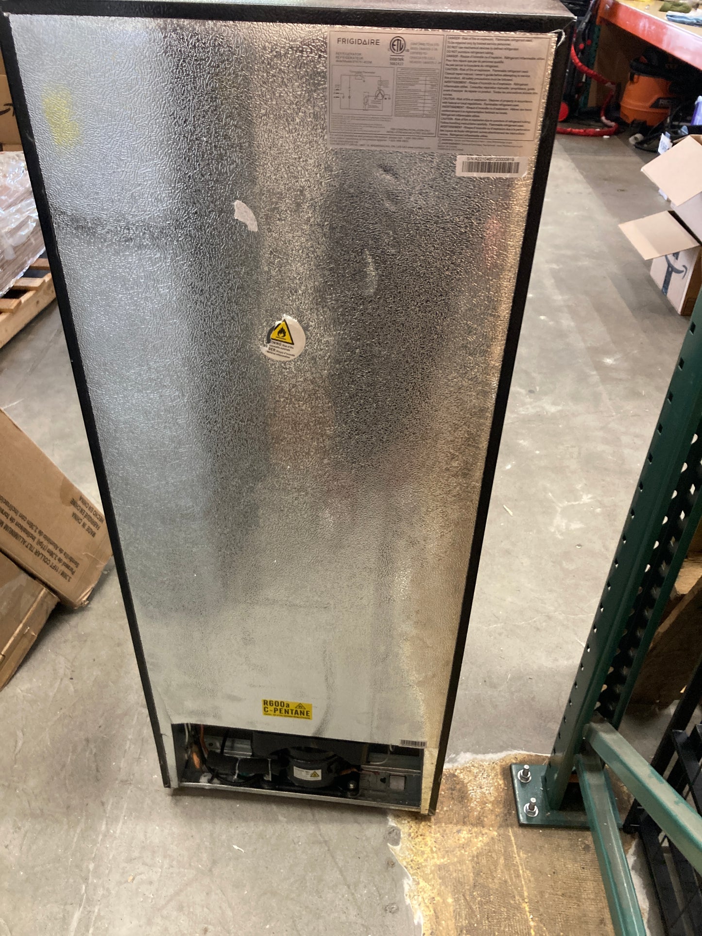 Frigidaire EFR751, 2 Door Apartment Size Refrigerator with Freezer, 7.5 cu ft, Platinum Series, Stainless Steel Default Title