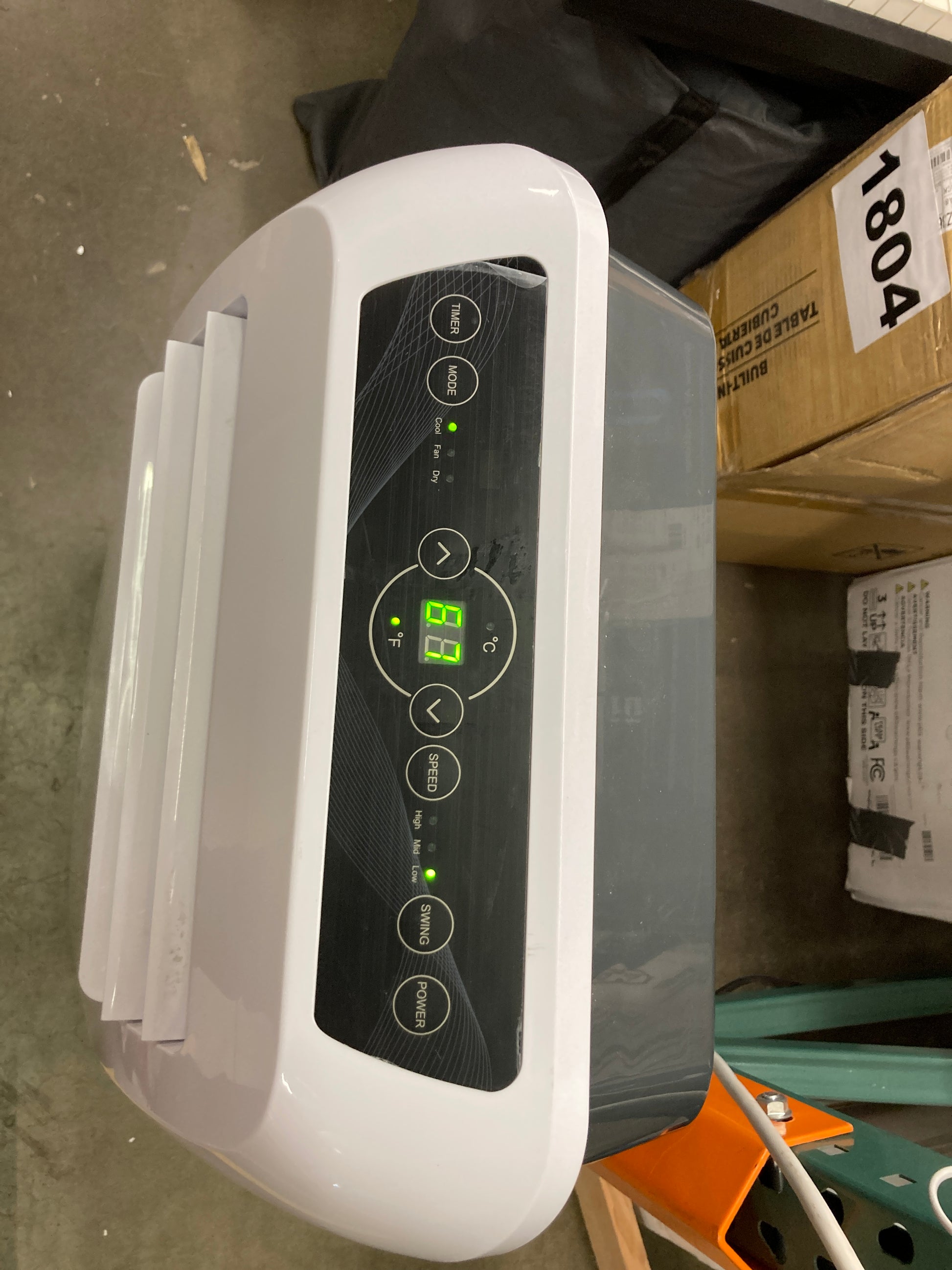 SereneLife SLPAC10 SLPAC 3-in-1 Portable Air Conditioner with Built-in Dehumidifier Function,Fan Mode, Remote Control, Complete Window Mount Exhaust Kit, 10,000 BTU, White - Retail $369 Default Title