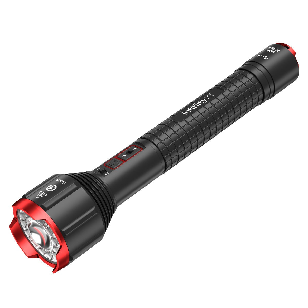 Infinity X1 10,000L Dual Power Rechargeable Flashlight