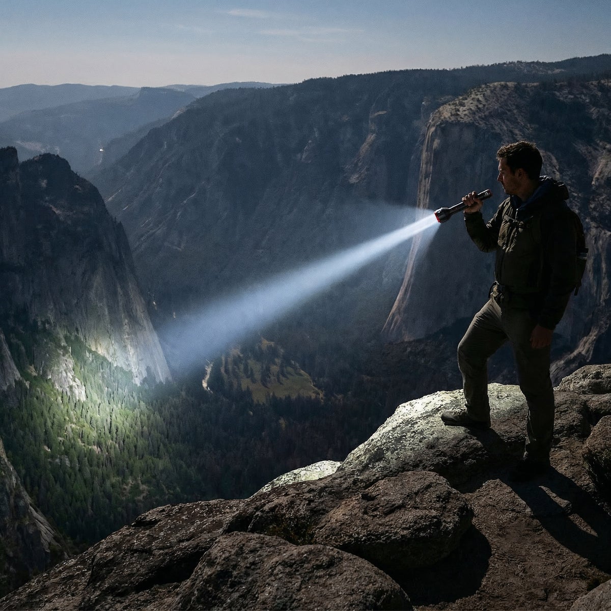Infinity X1 10,000L Dual Power Rechargeable Flashlight