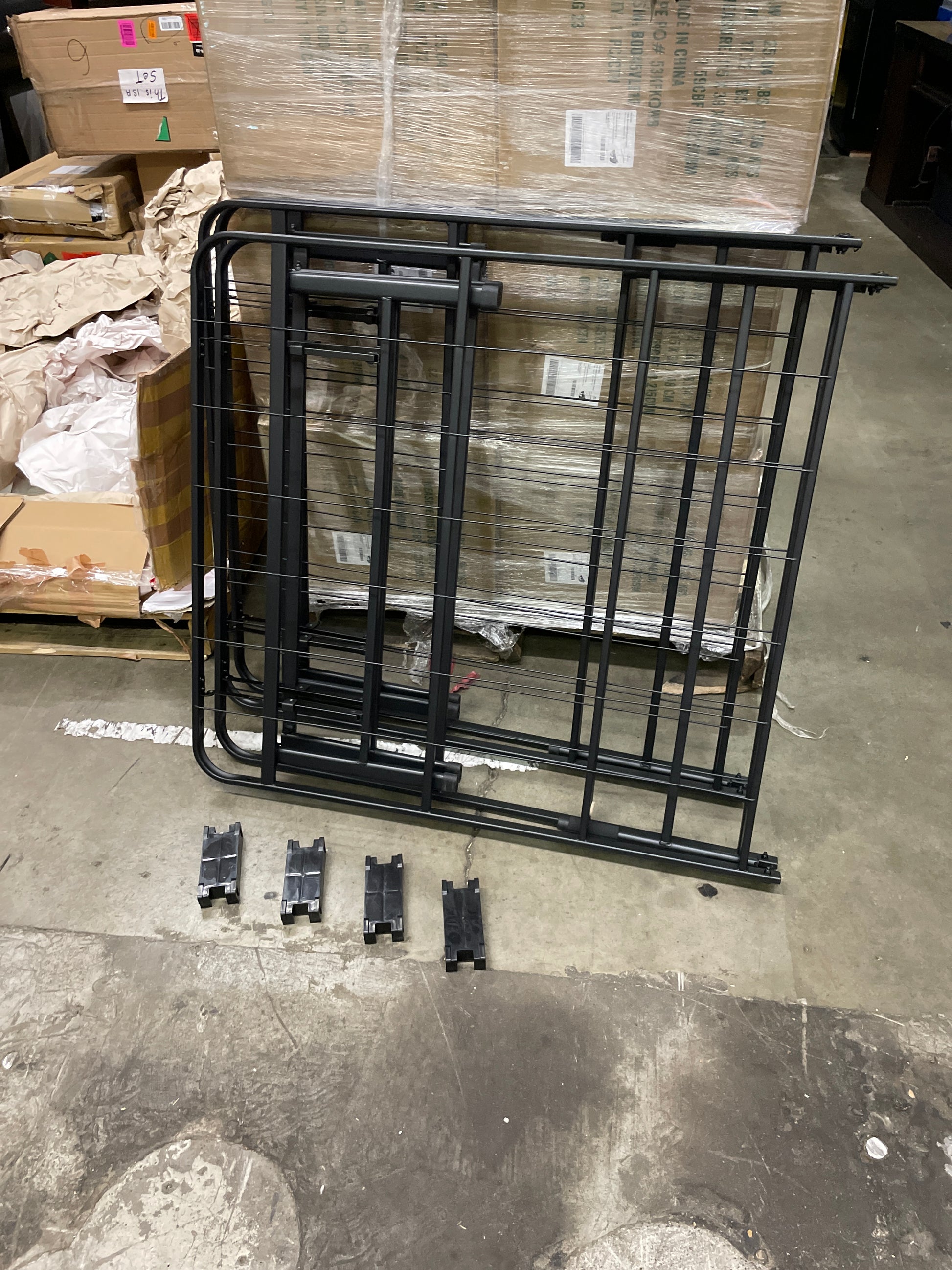 ZINUS SmartBase Tool-Free Assembly Mattress Foundation / 14 Inch Metal Platform Bed Frame / No Box Spring Needed / Sturdy Steel Frame / Underbed Storage, King Default Title