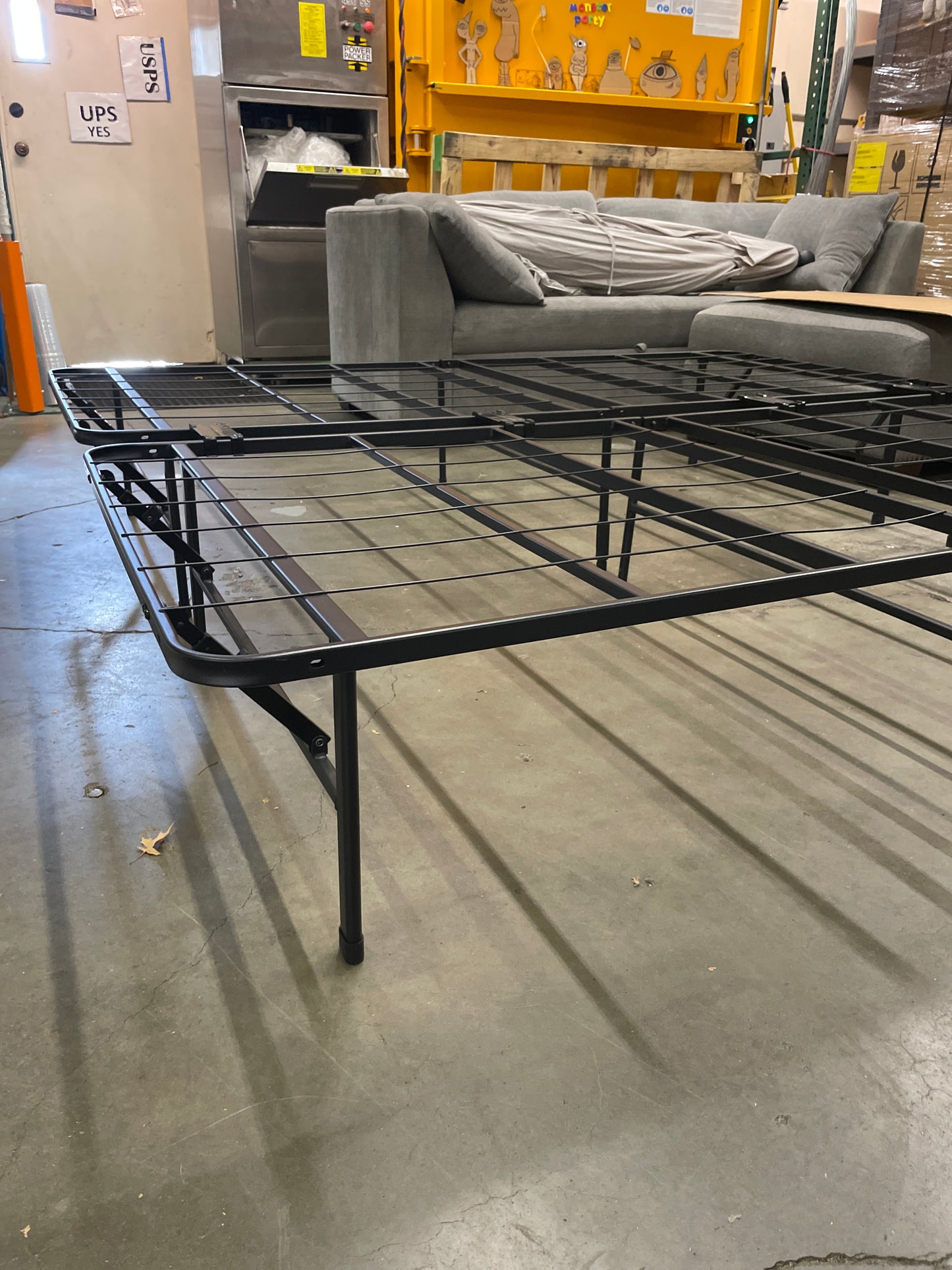 ZINUS SmartBase Tool-Free Assembly Mattress Foundation / 14 Inch Metal Platform Bed Frame / No Box Spring Needed / Sturdy Steel Frame / Underbed Storage, King Default Title