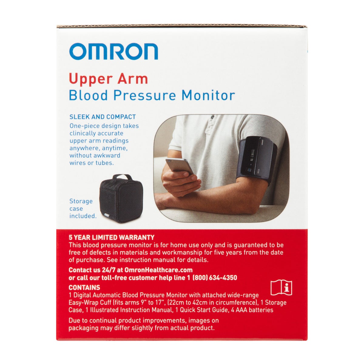 Omron Evolv Blood Pressure Monitor with Storage Case