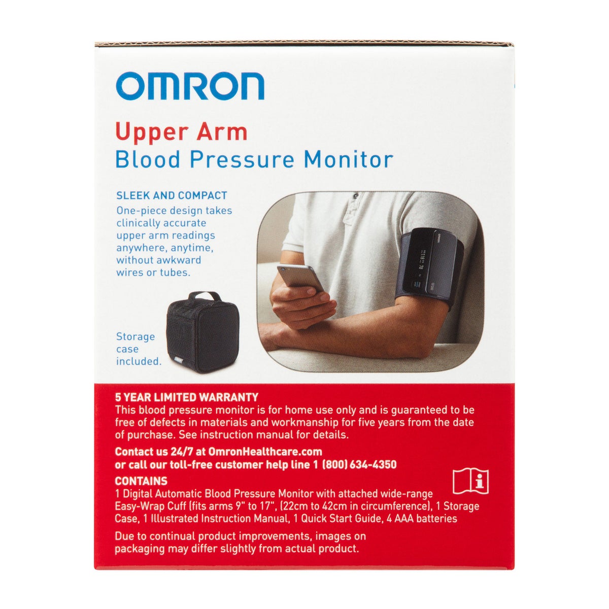 Omron Evolv Blood Pressure Monitor with Storage Case