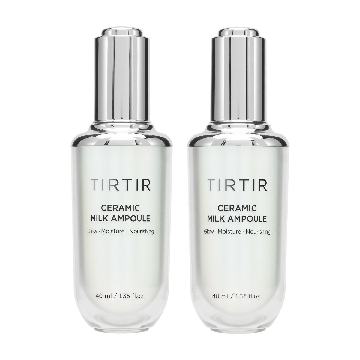 NEW - TirTir Ceramic Milk Ampoule 1.35 fl oz, 2-pack
