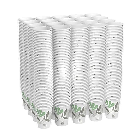 Dixie® Paper Hot Cups, 8 Oz, White, Carton Of 1,000 Cups