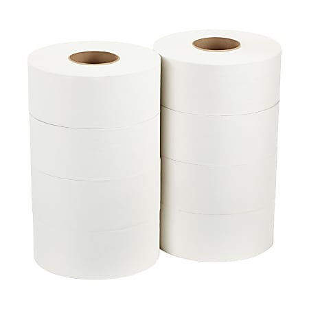 Pacific Blue Basic™ by GP PRO 12728 Jumbo Jr. 2-Ply High-Capacity Toilet Paper, Pack Of 8 Rolls