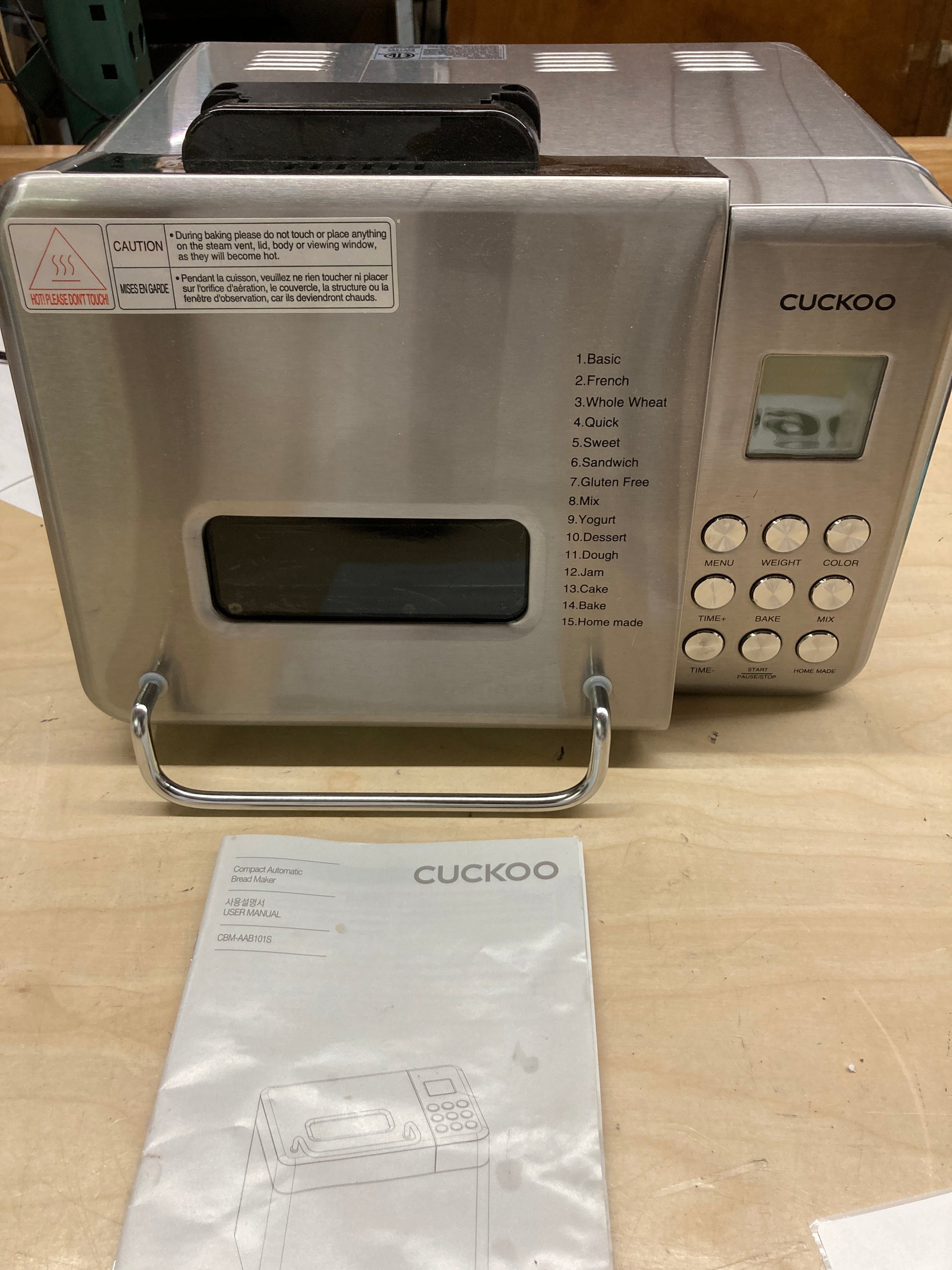 Cuckoo 2 lb. Multifunctional Bread Maker - Retail $89 Default Title