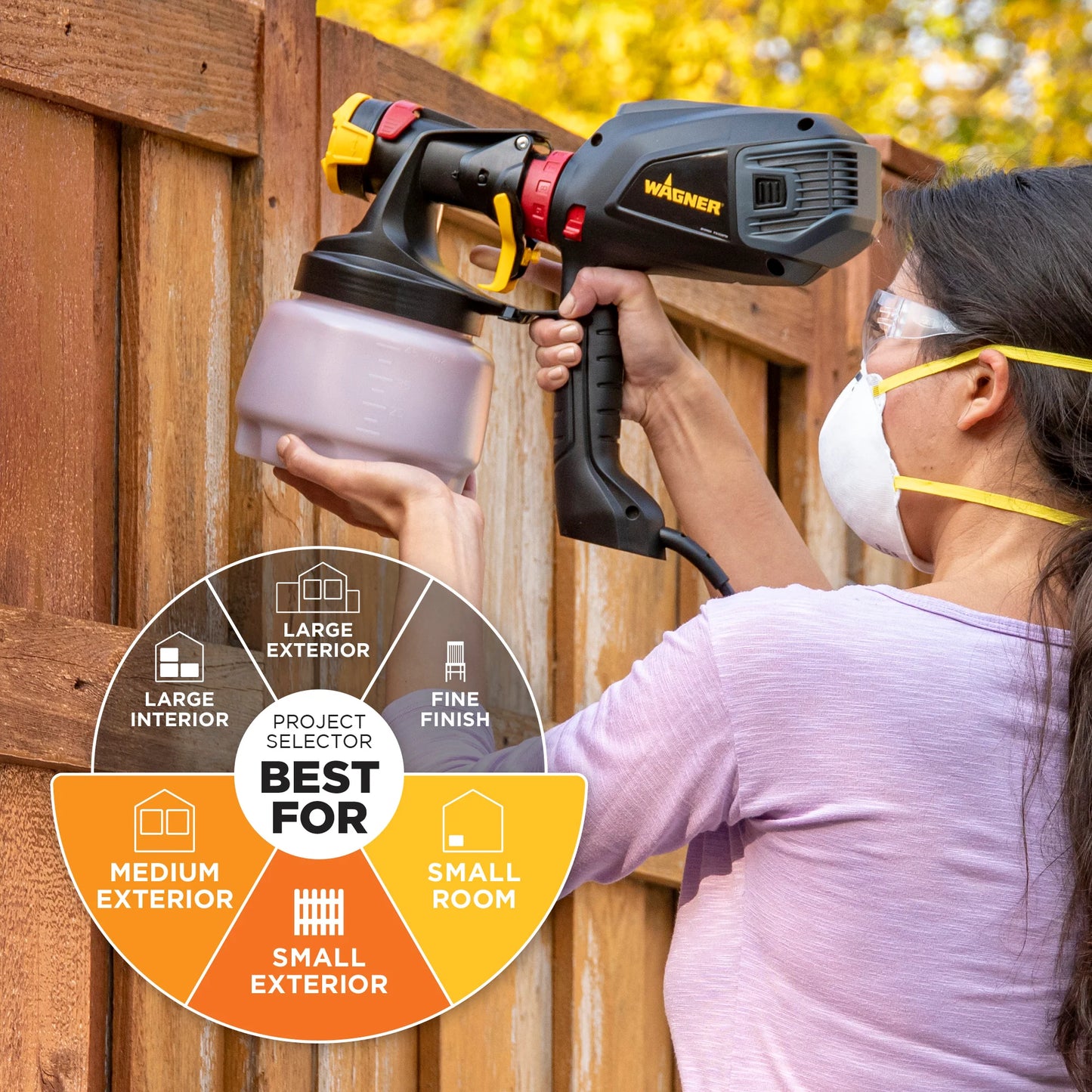 NEW - Wagner Flexio 2500 Electric Handheld HVLP Paint Sprayer