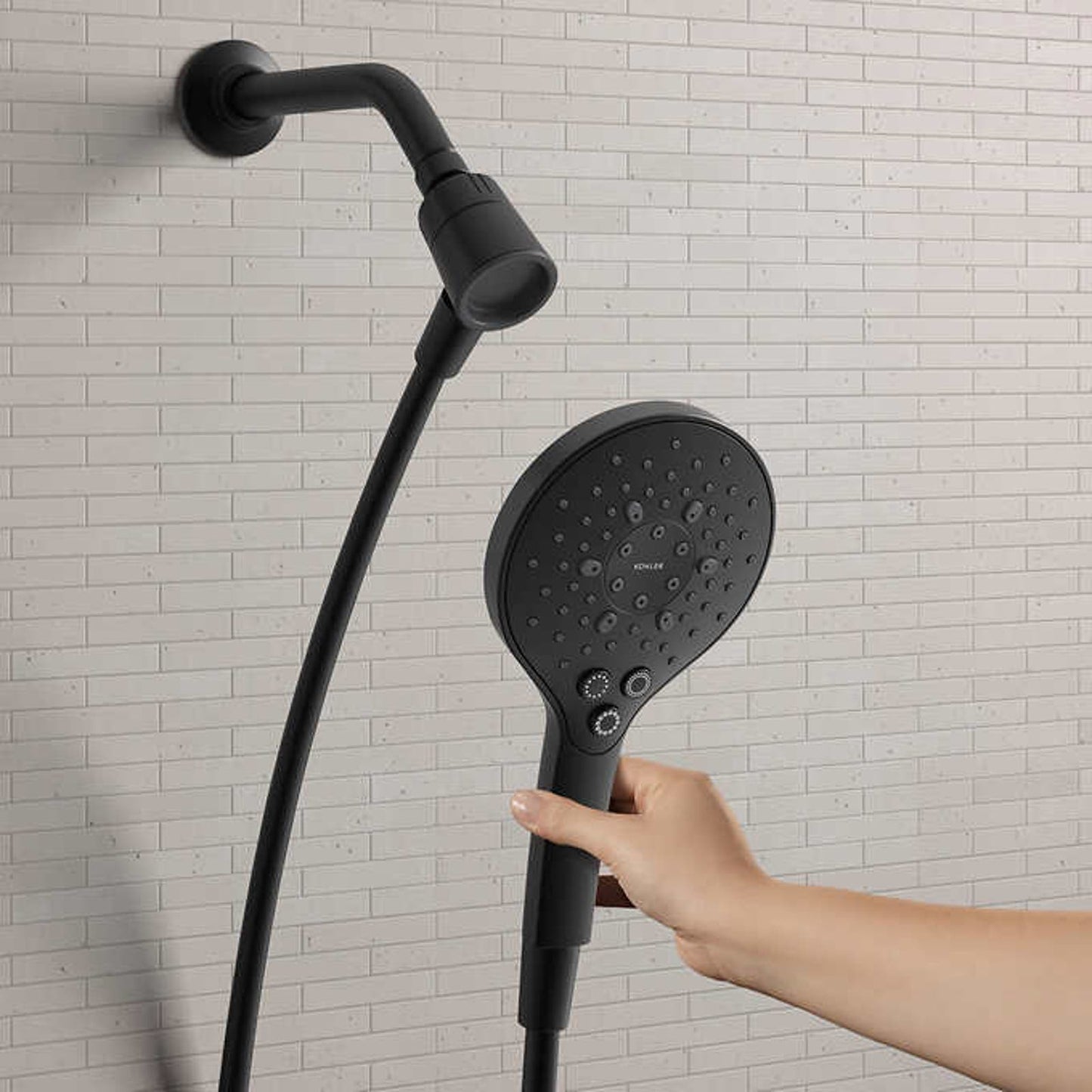 Like NEW - Costco - Kohler Prosecco BLACK Multifunction Handheld Shower Head - Retail $59