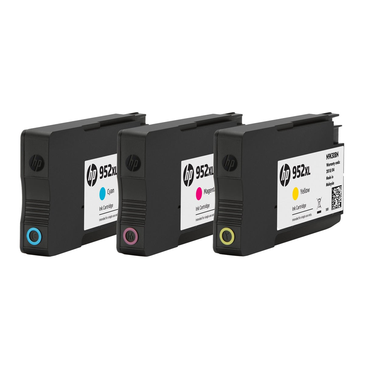 HP 952XL High Yield Ink Cartridge, Tri-Color Pack