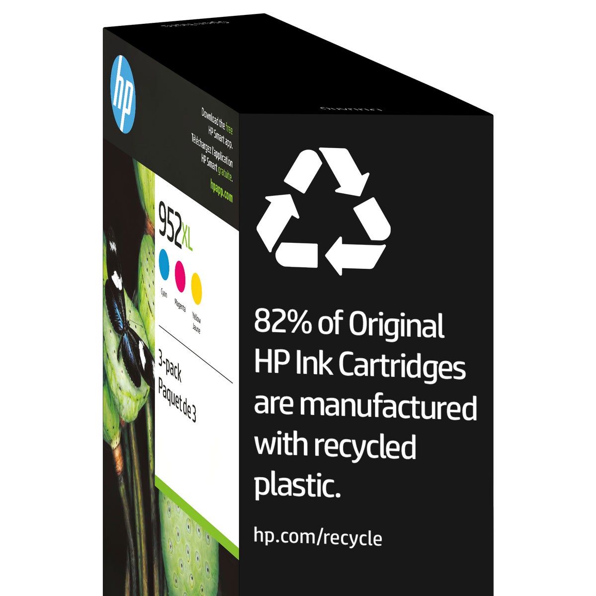 HP 952XL High Yield Ink Cartridge, Tri-Color Pack