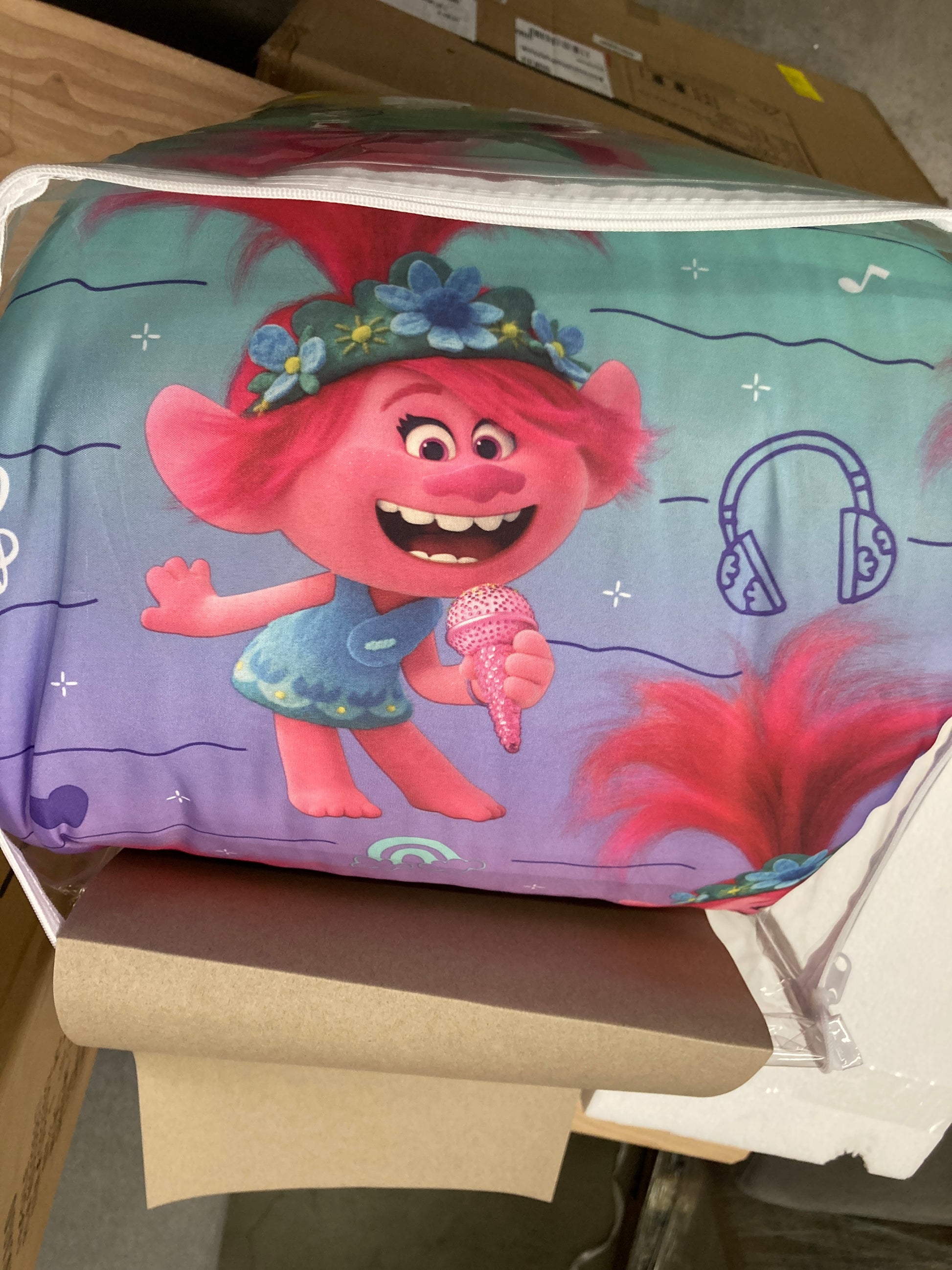 Franco Kids Bedding Soft Microfiber Comforter, Twin, Trolls World Tour Default Title