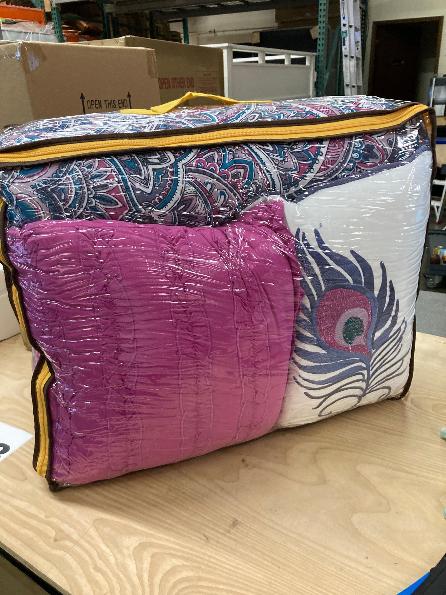 Intelligent Design Mila Comforter Bed Sets â€“ All Season Ultra Soft Microfiber Teen Bedding - Perfect For Dormitory-Great For Guest and Girls Bedroom, Full/Queen, Medallion Purple 5 Piece Default Title