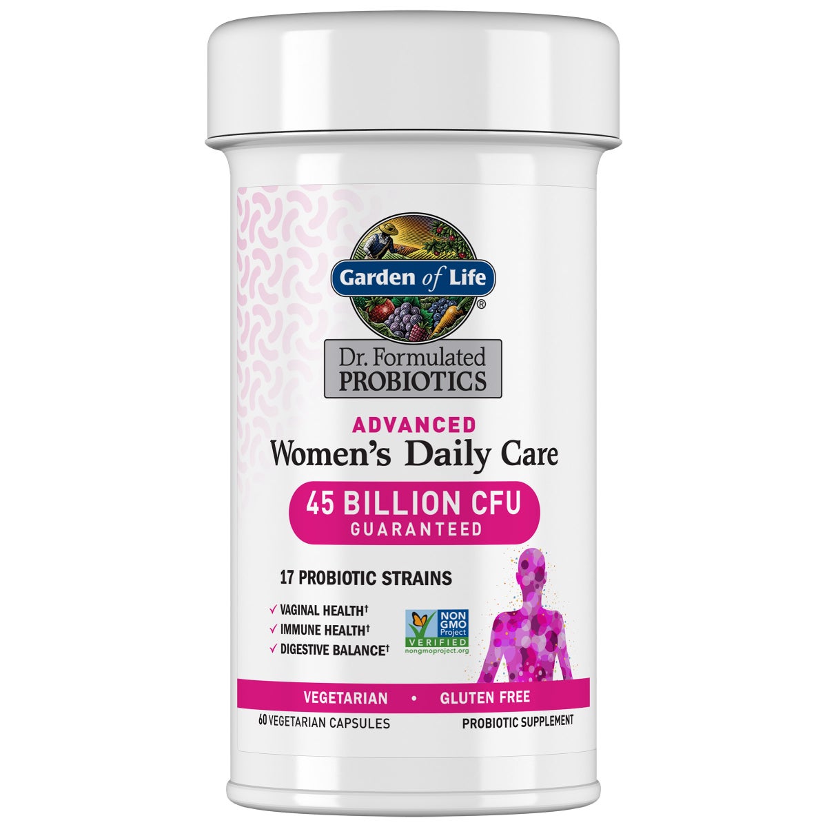 Garden of Life Advanced Women's Daily Care Probiotic, 60 Capsules