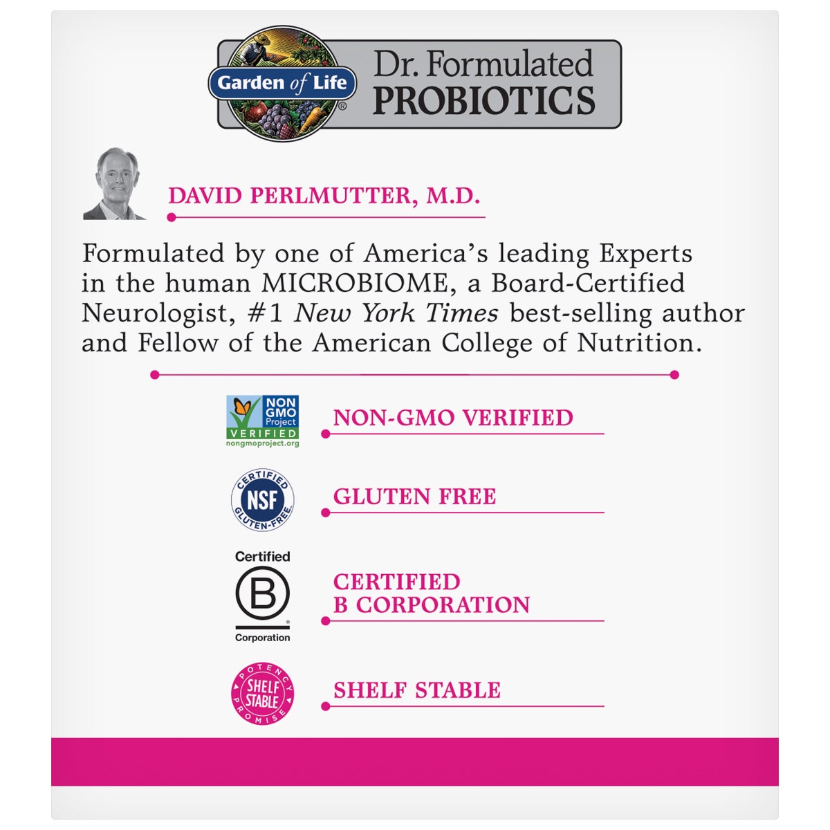 Garden of Life Advanced Women's Daily Care Probiotic, 60 Capsules