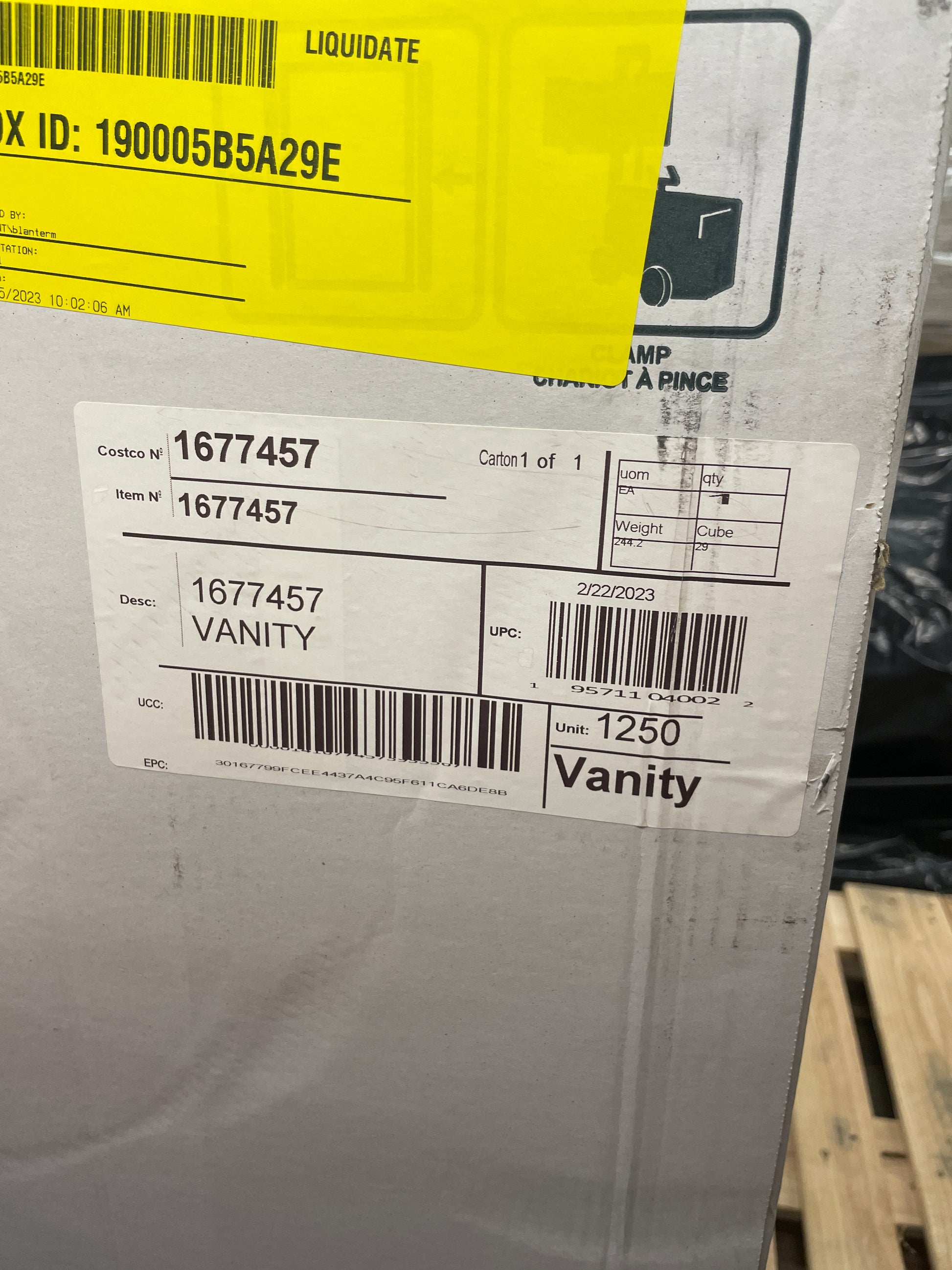 Costco - Kohler Tellin 42" Bath Vanity in Gray - Retail $1399 Default Title