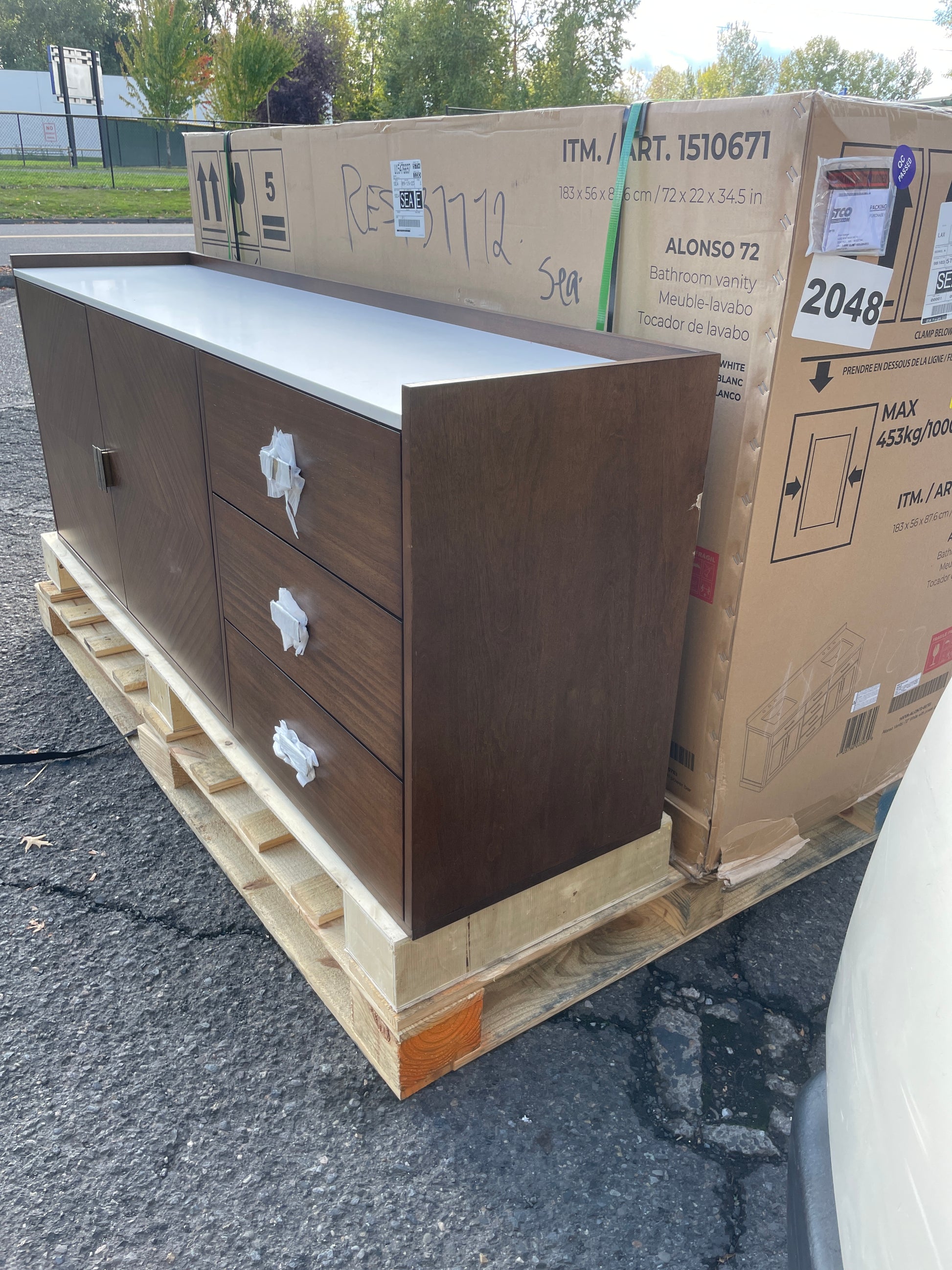 Costco - Andrea 72" Accent Console - Retail $1299 Default Title