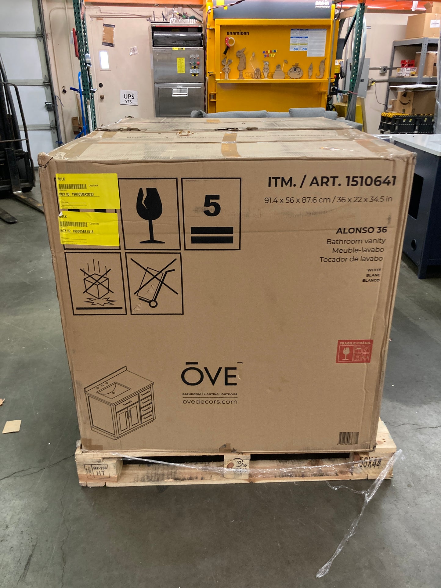 Costco - OVE Decors Alonso Bath Vanity in White - Retail $999 Default Title