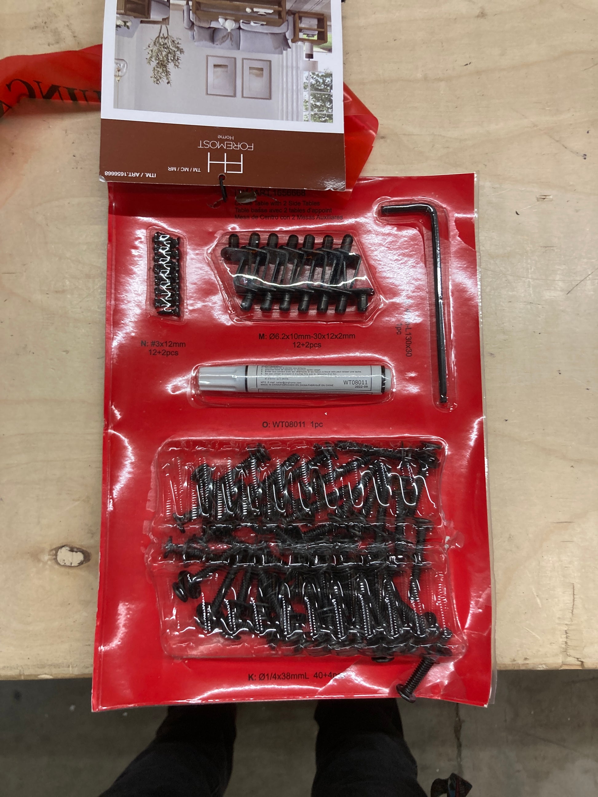 Costco - Foremost Coffee Table + Side Table 3-Piece Set - Retail $429 Default Title